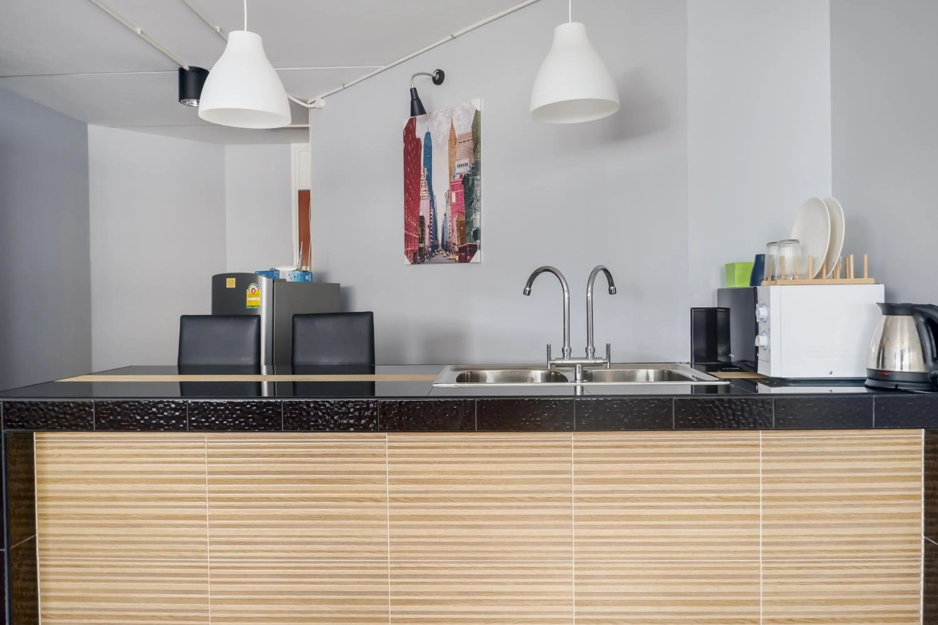 Kitchen or kitchenette in Bangkok Impact Popular Comdominium