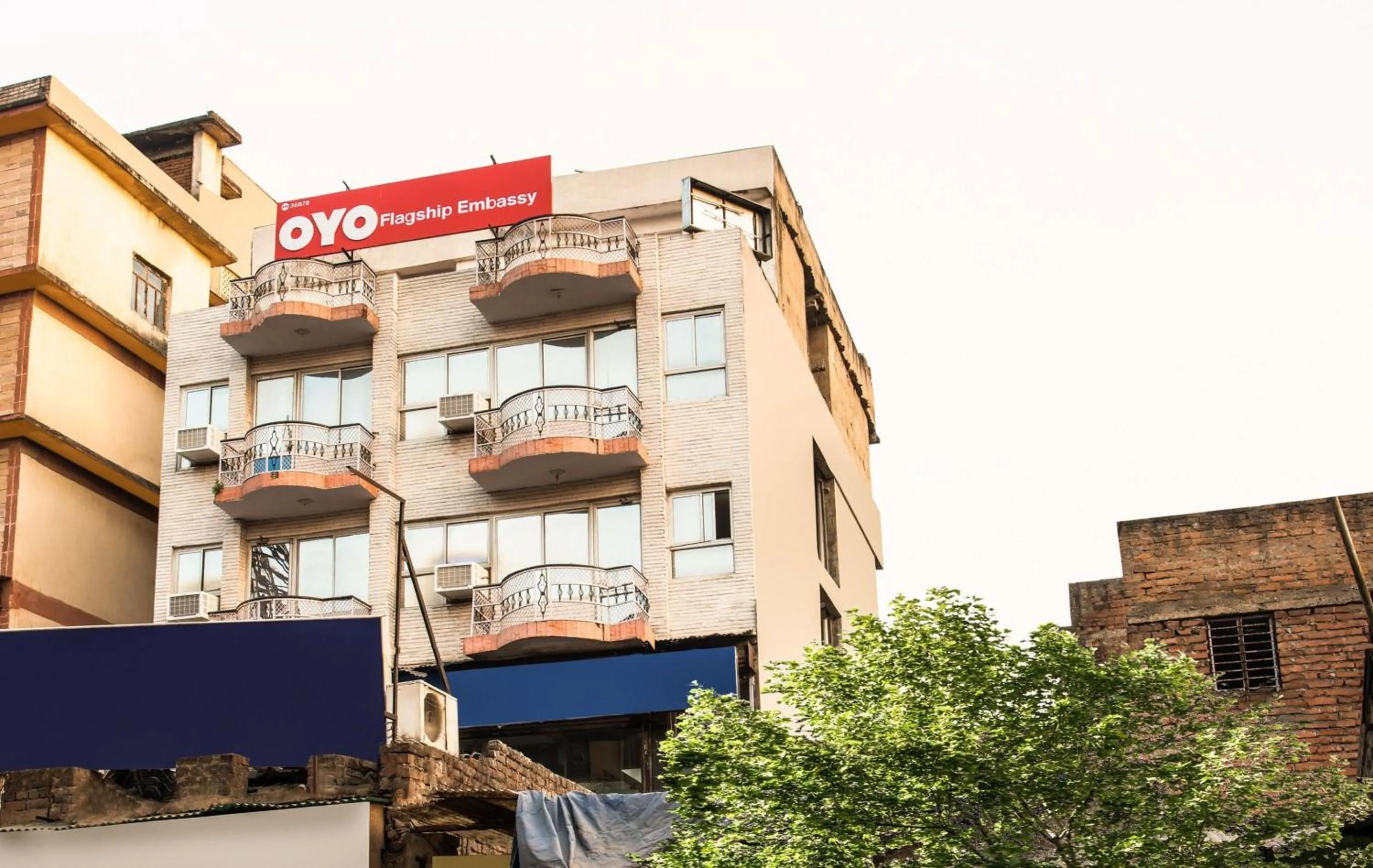 Facade/entrance in Hotel O Embassy Exhibition Rd