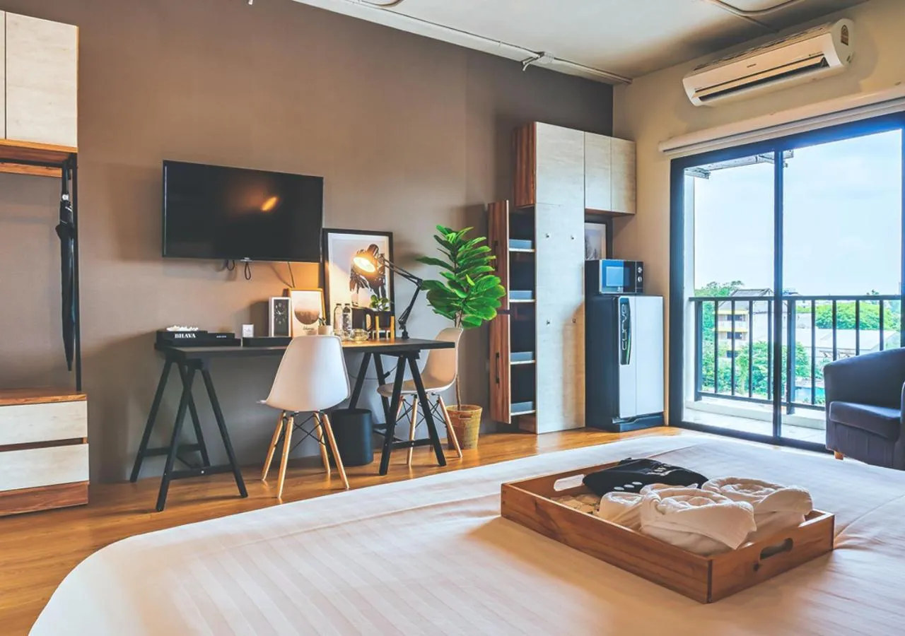 Photo of the whole room, Bed in Bhava Residence