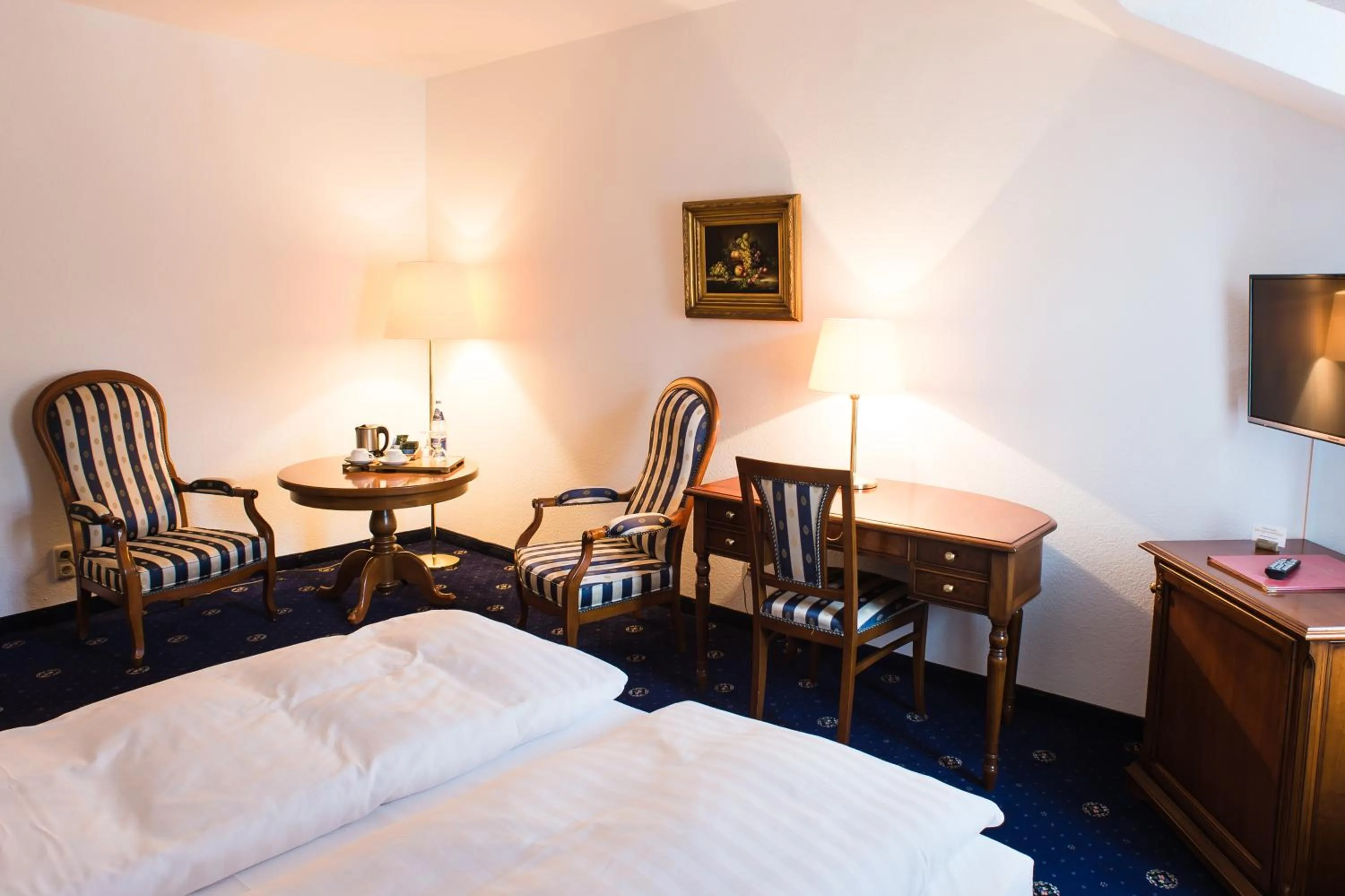 Photo of the whole room, Bed in Historische Spitzgrundmühle