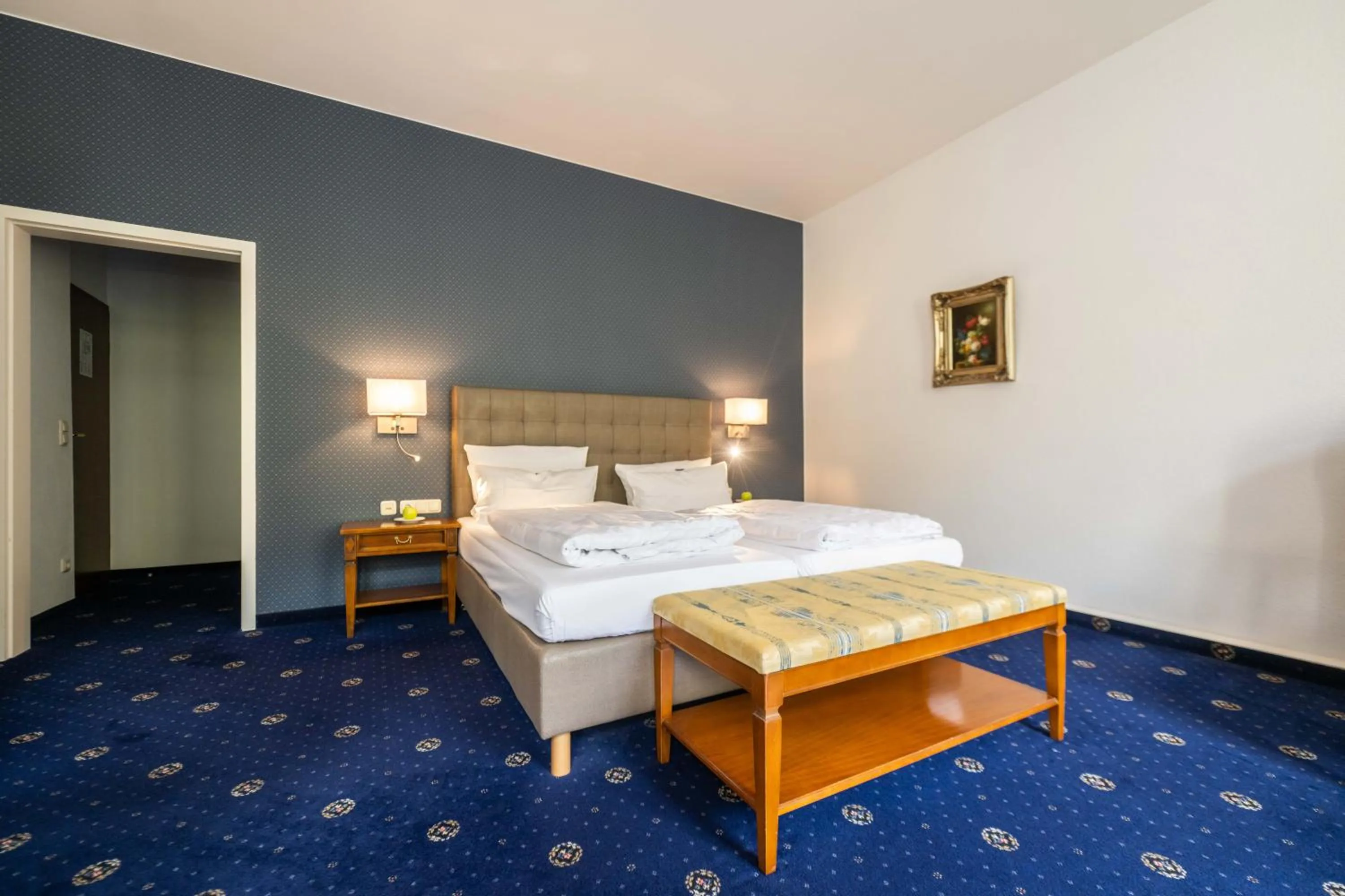 Staff, Bed in Historische Spitzgrundmühle