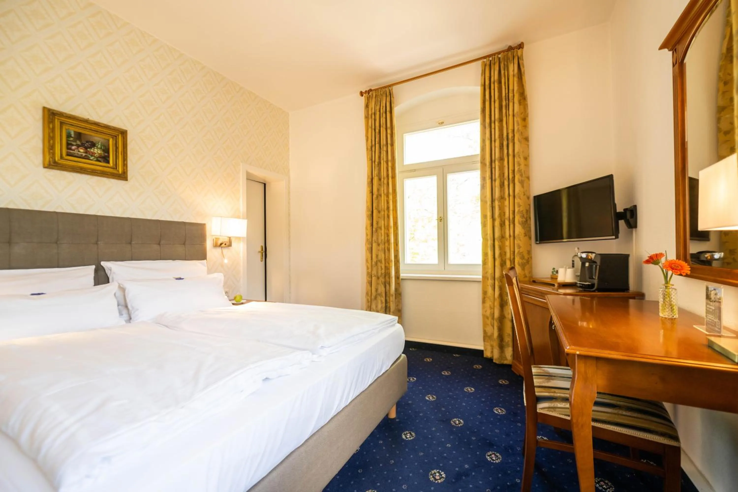 Staff, Bed in Historische Spitzgrundmühle