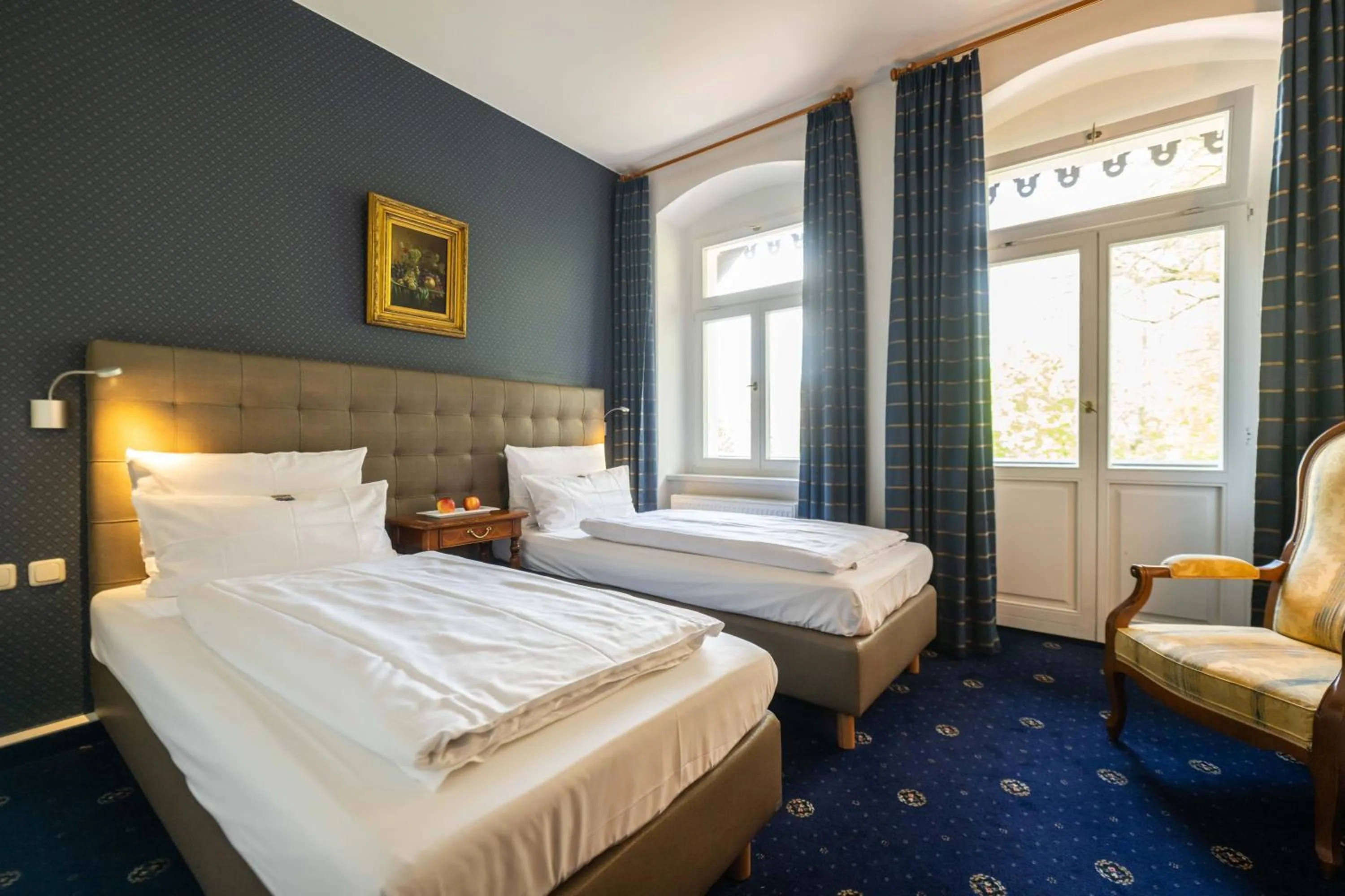 Staff, Bed in Historische Spitzgrundmühle