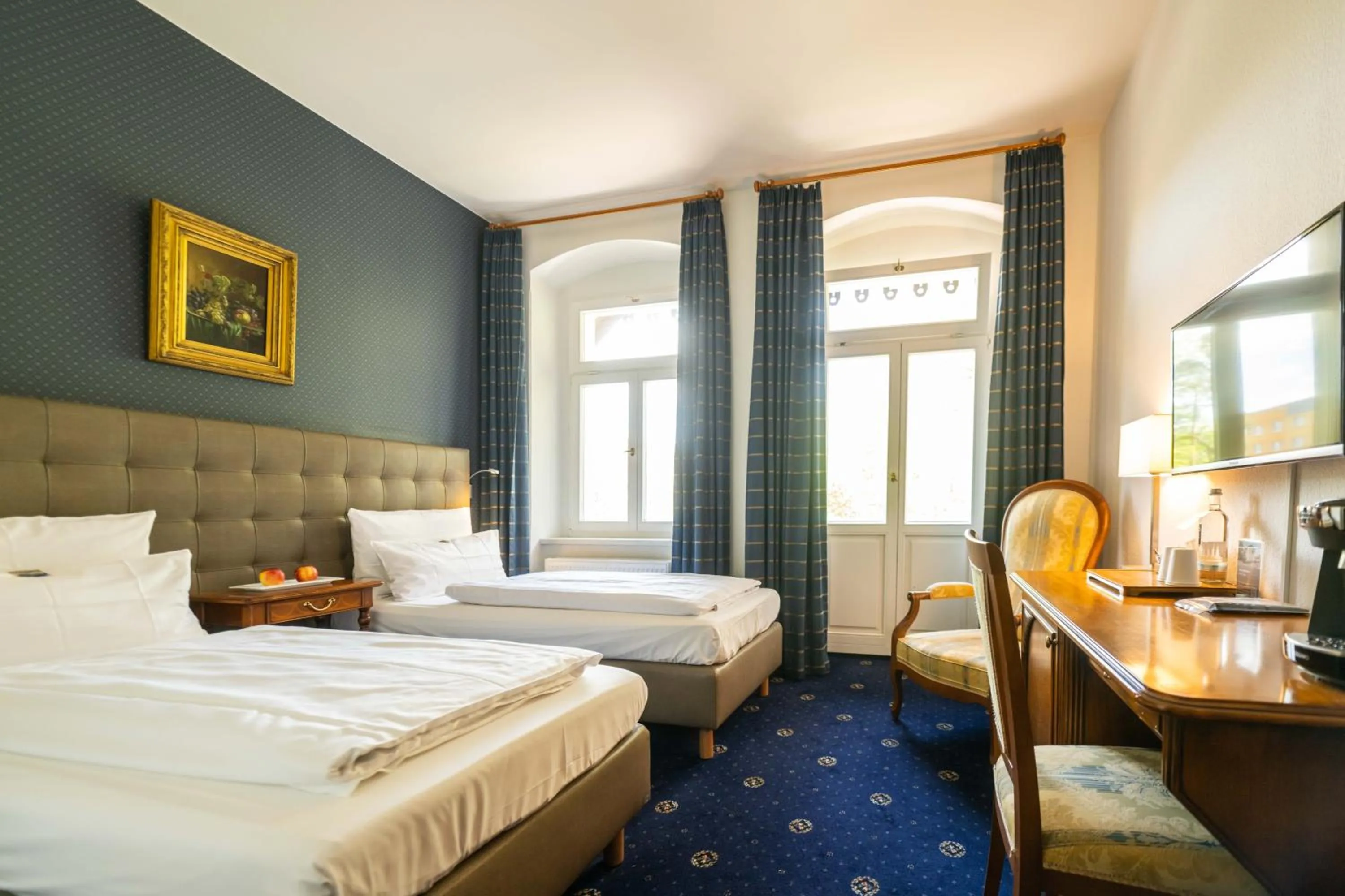 Staff, Bed in Historische Spitzgrundmühle