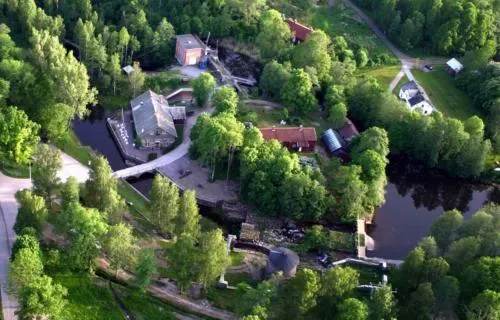 Natural landscape in Kvarnen i Borgvik