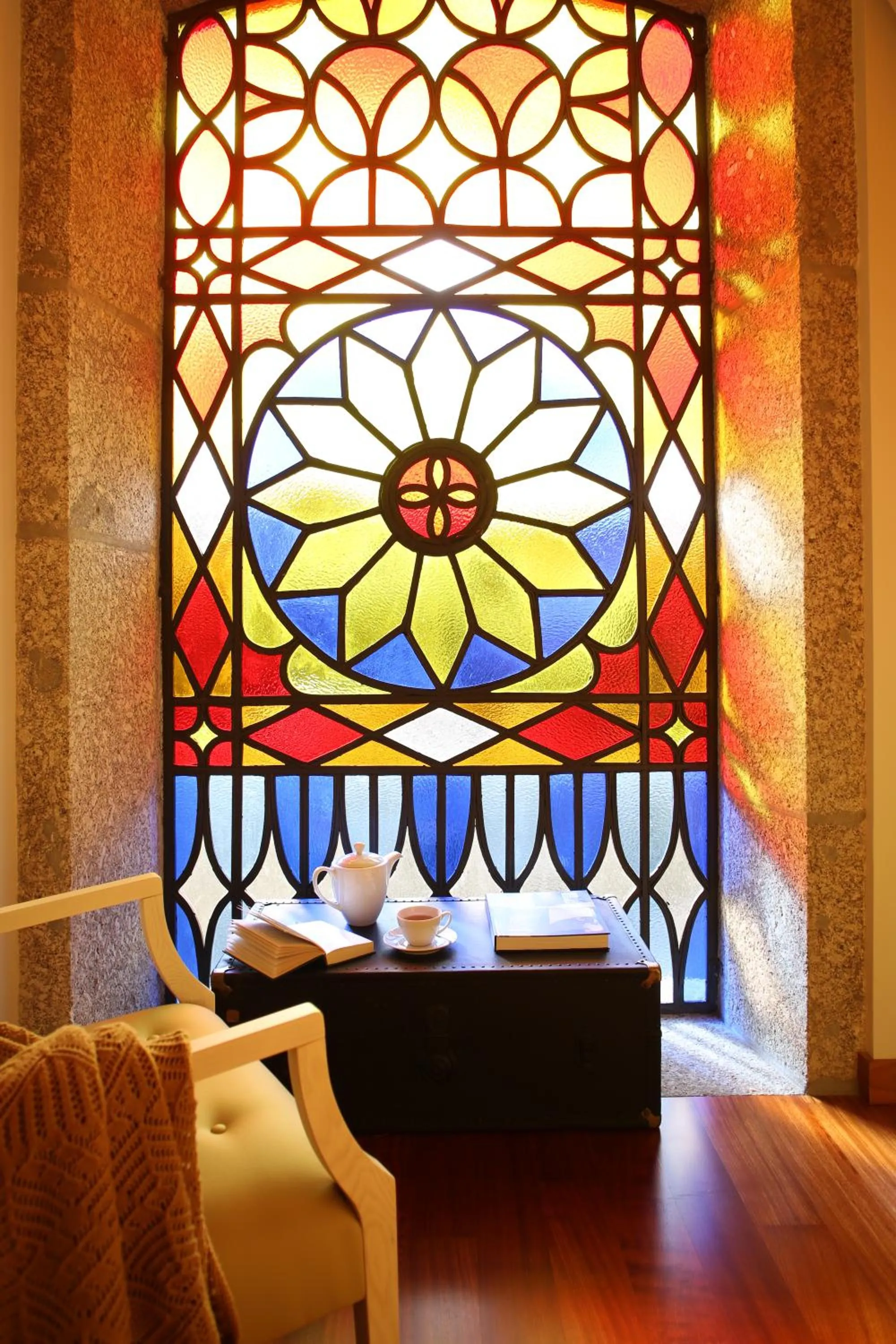 Decorative detail in Solar Egas Moniz-Charming House & Local Experiences