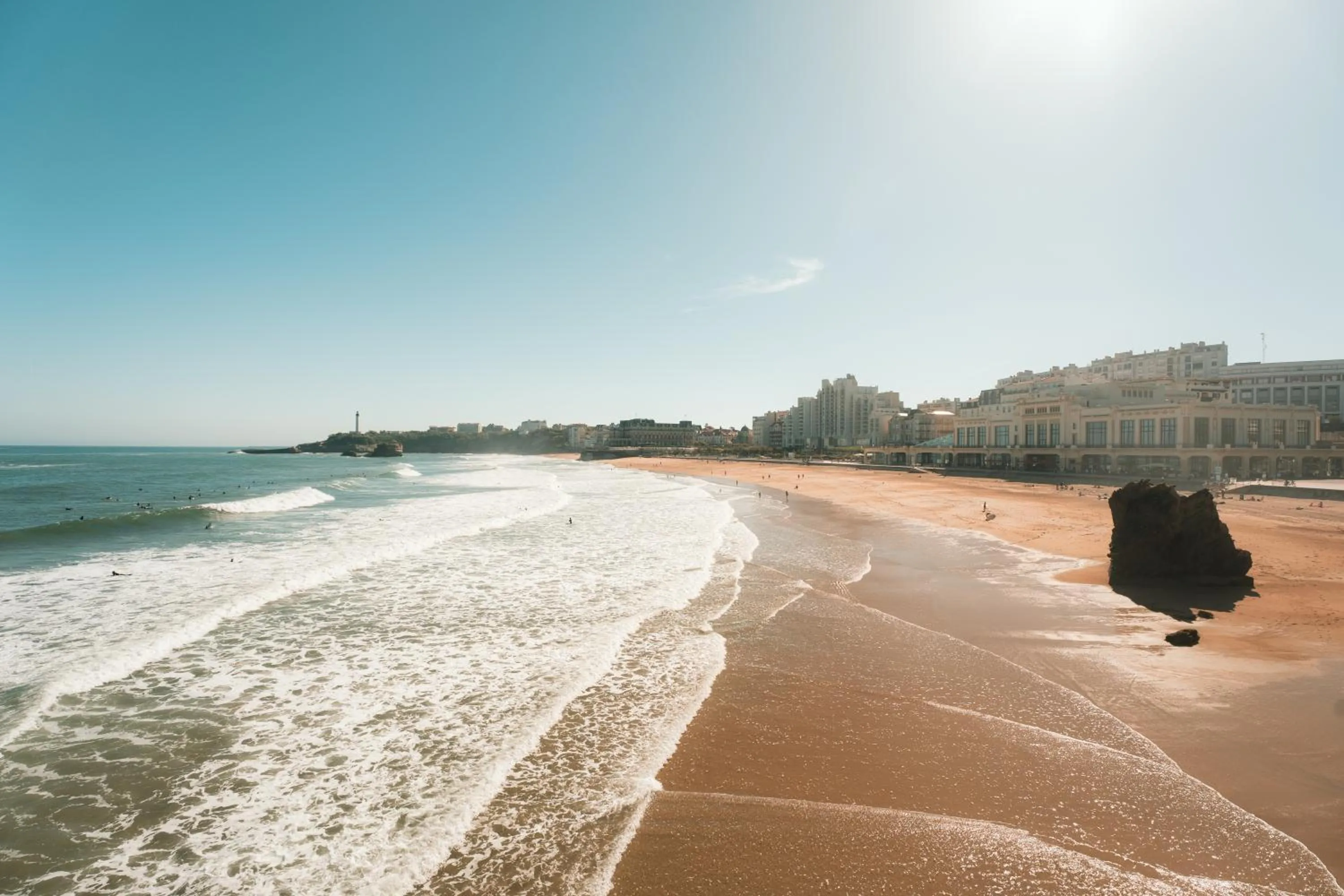 Beach in Roc Seven Biarritz