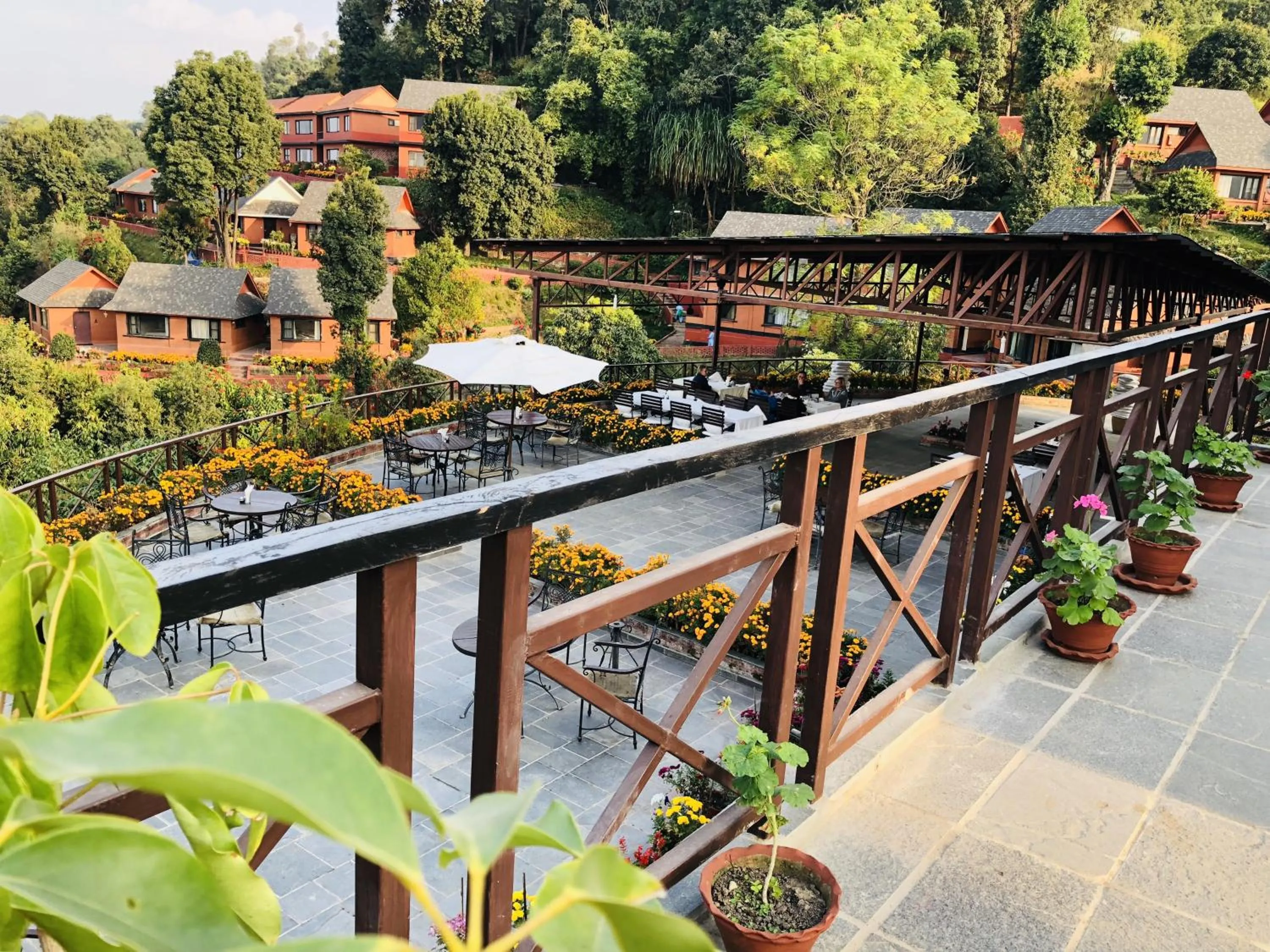 Balcony/Terrace in Dhulikhel Mountain Resort