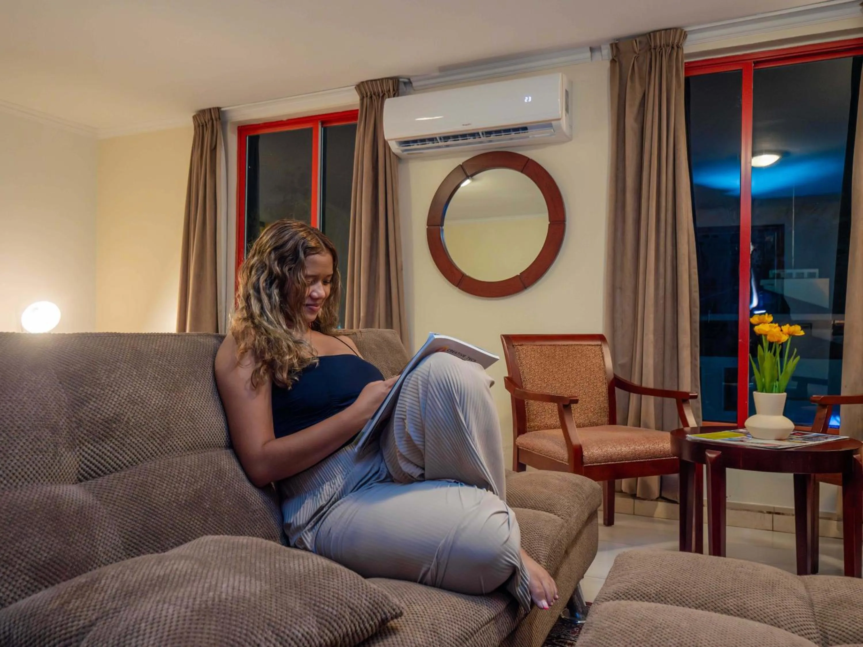 Seating area in Hotel Palacio