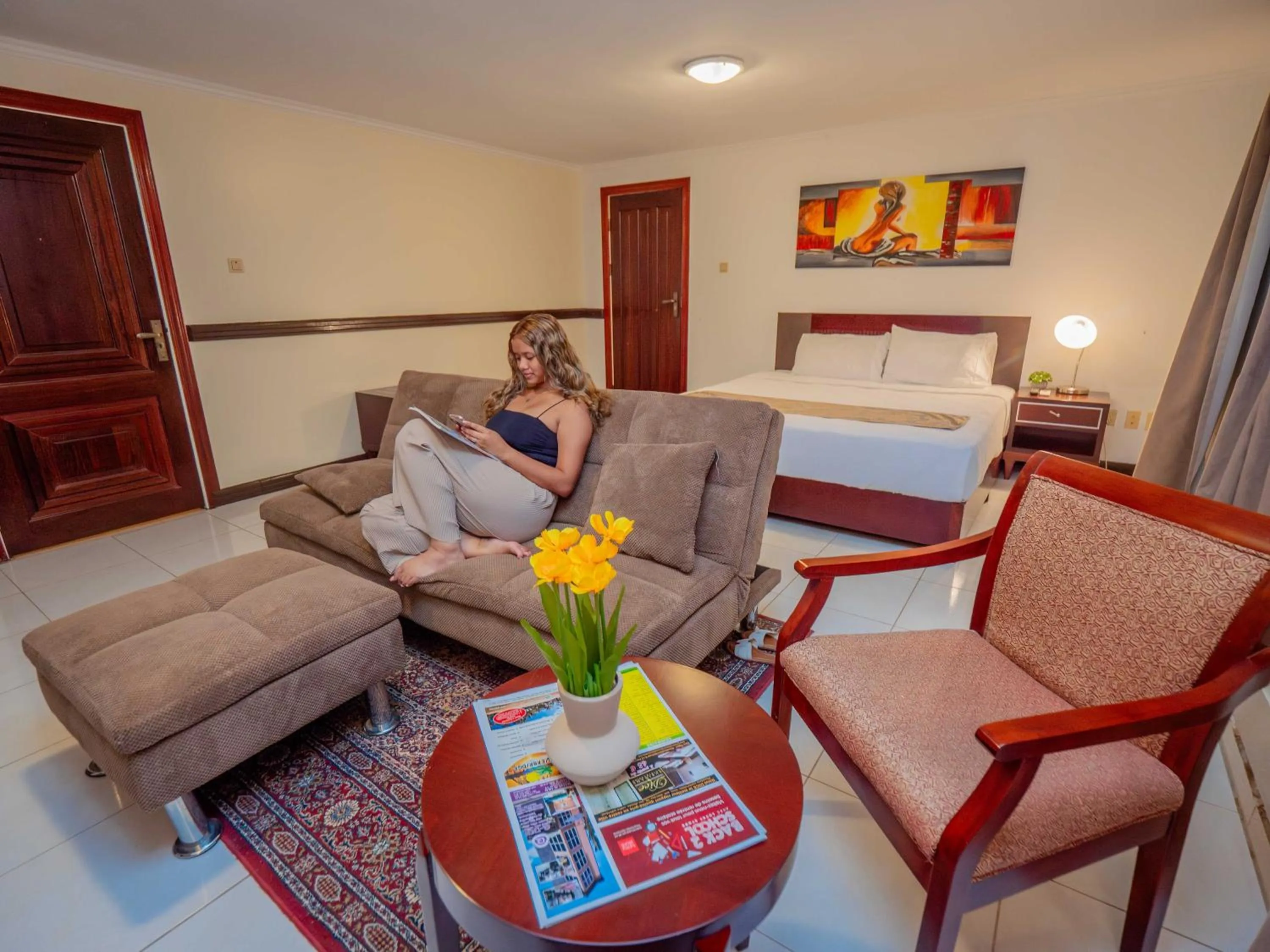 Living room in Hotel Palacio