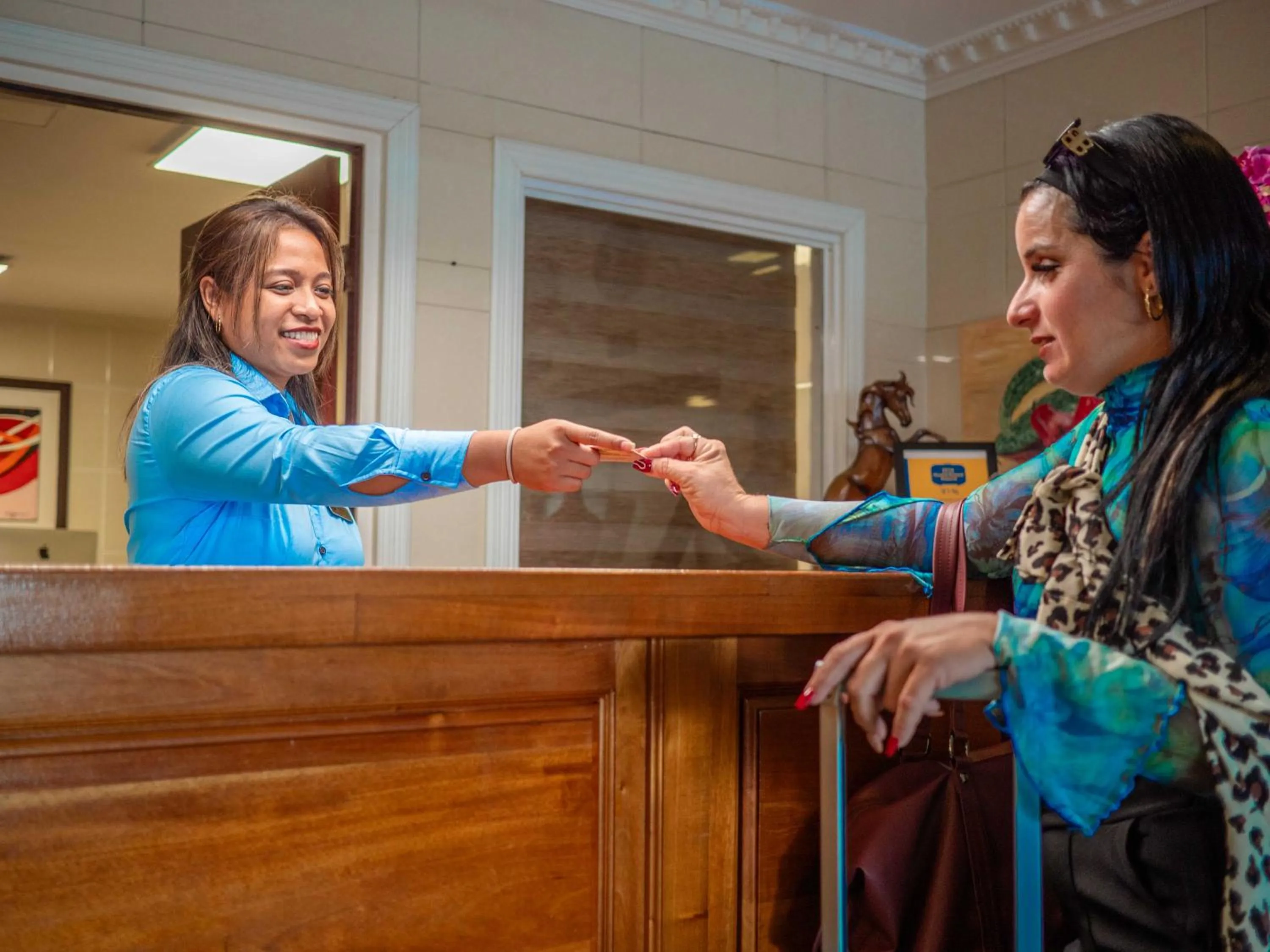Lobby or reception in Hotel Palacio