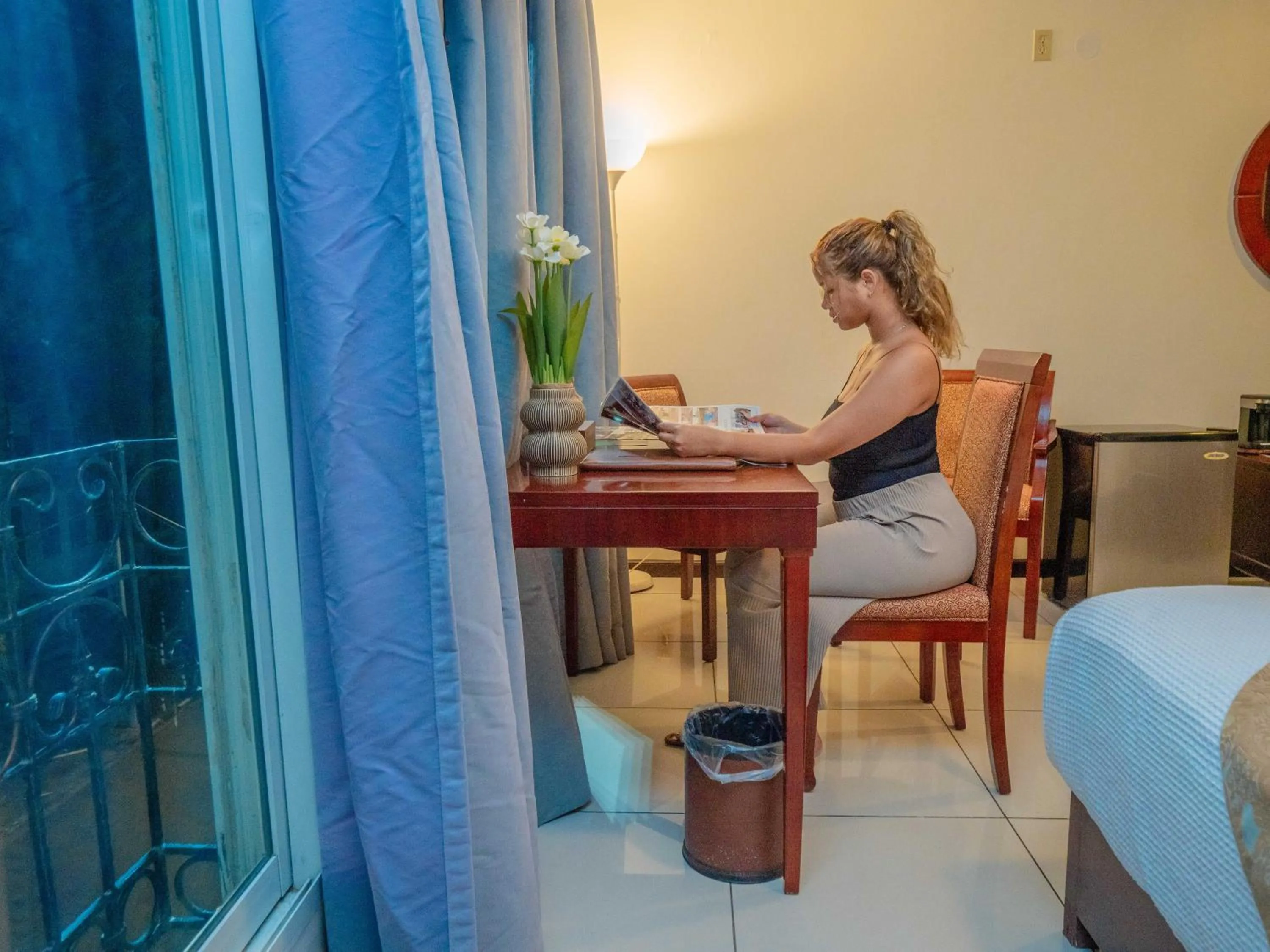 Seating area in Hotel Palacio