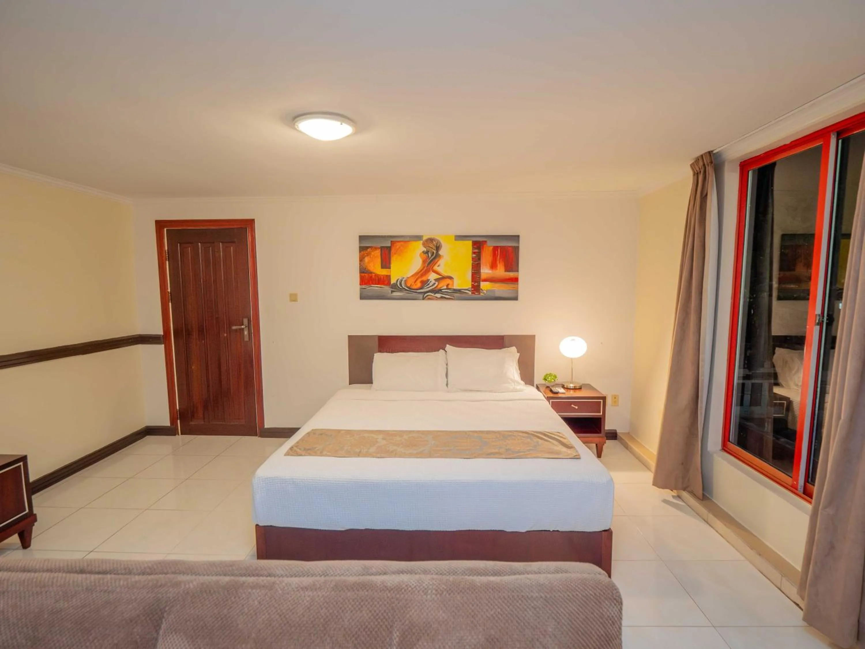 Bed in Hotel Palacio