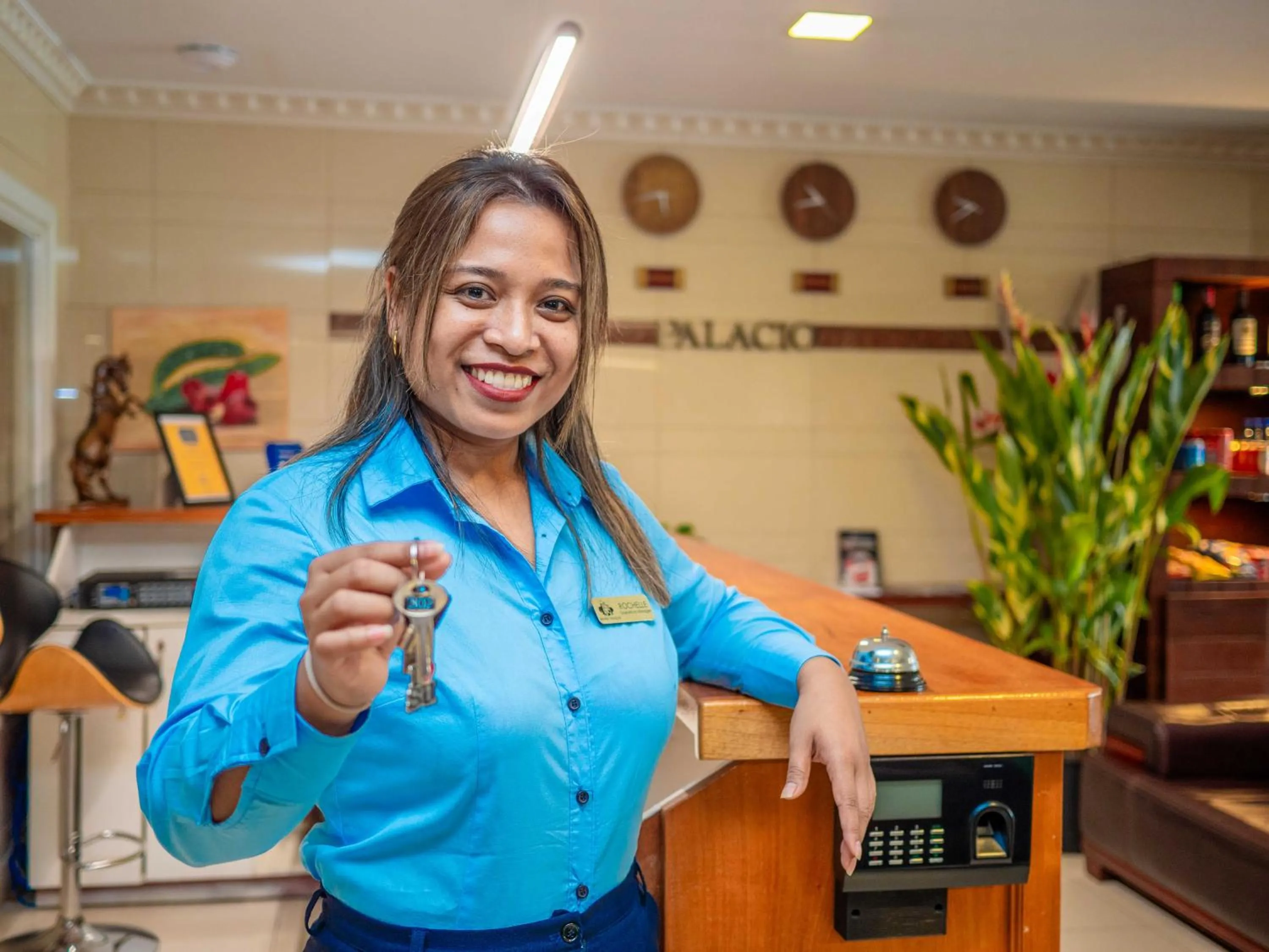 Lobby or reception in Hotel Palacio