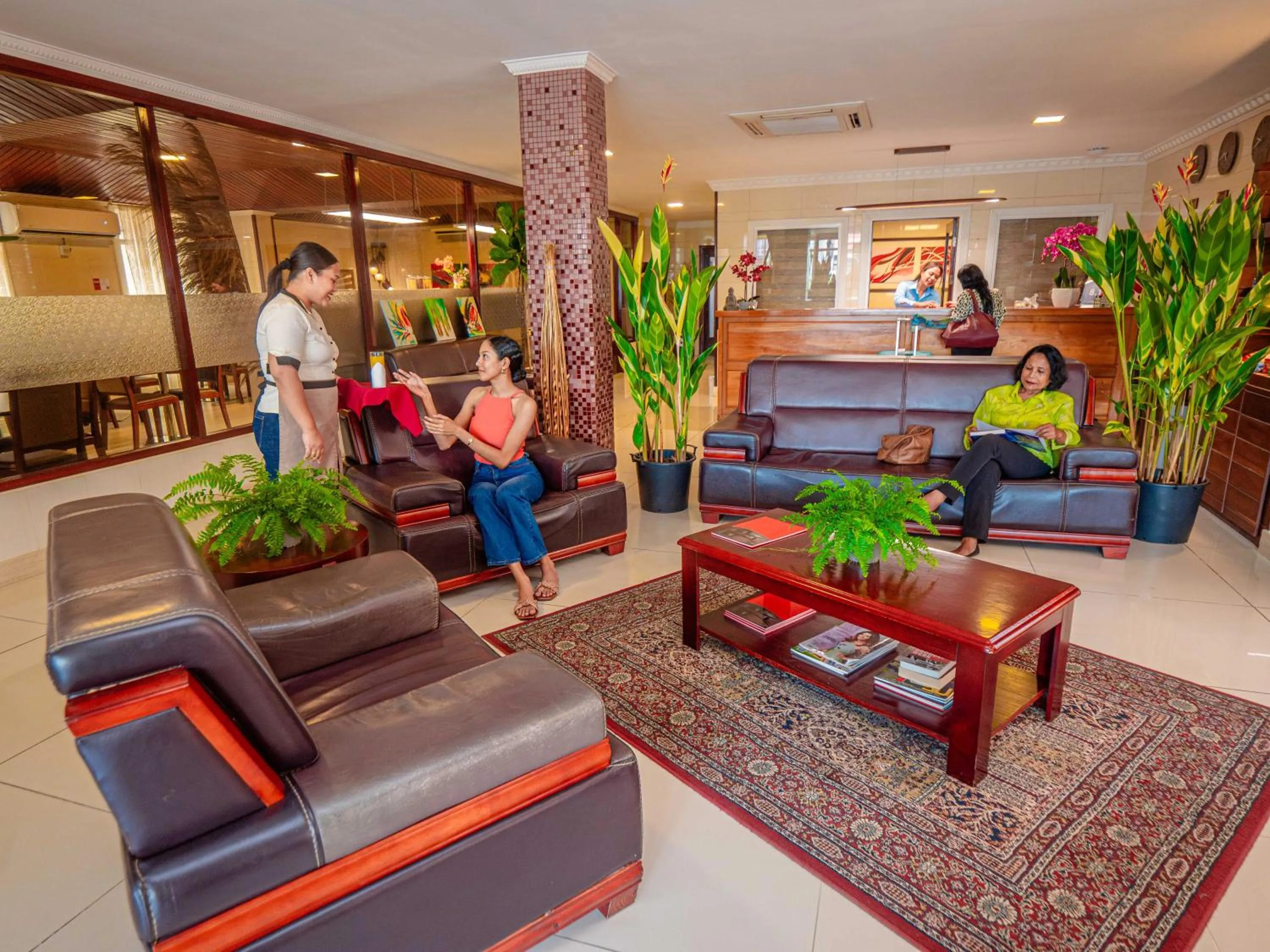 Lobby or reception in Hotel Palacio