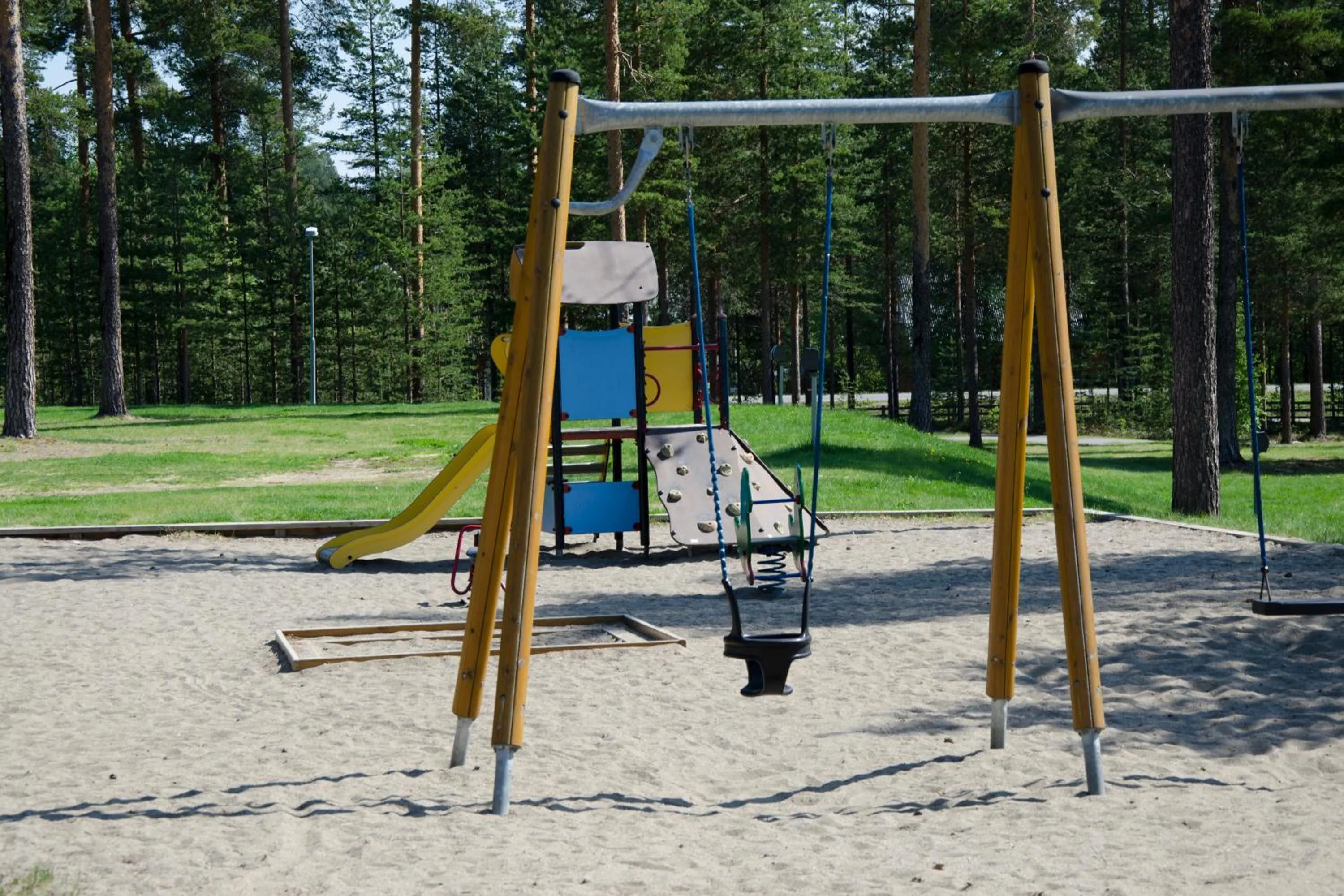 Children play ground in First Camp Ansia - Lycksele