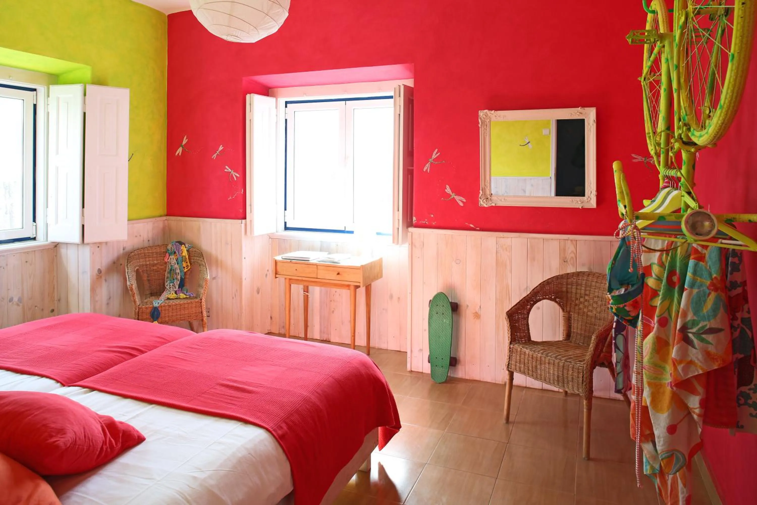 Photo of the whole room, Bed in Chill in Ericeira Surf House