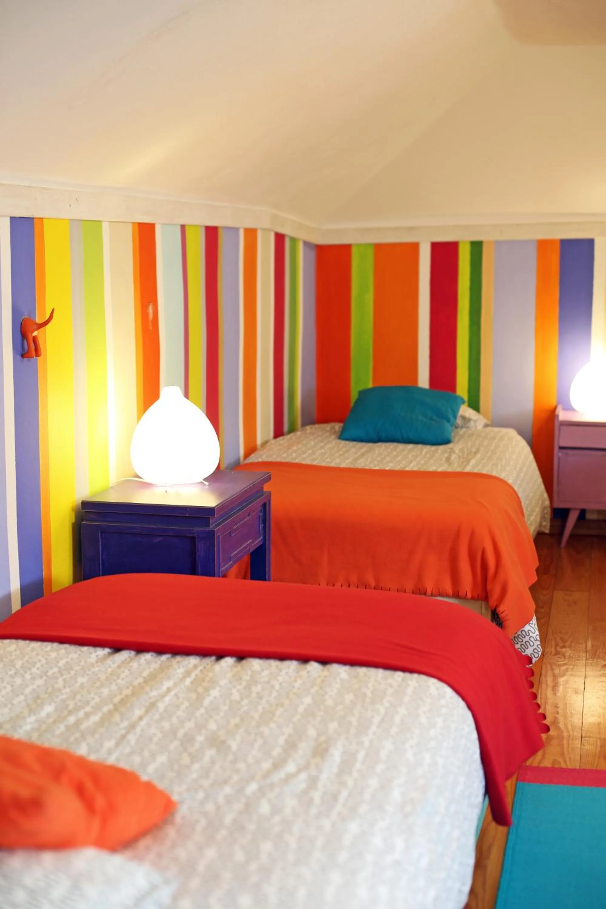 Bed in Chill in Ericeira Surf House