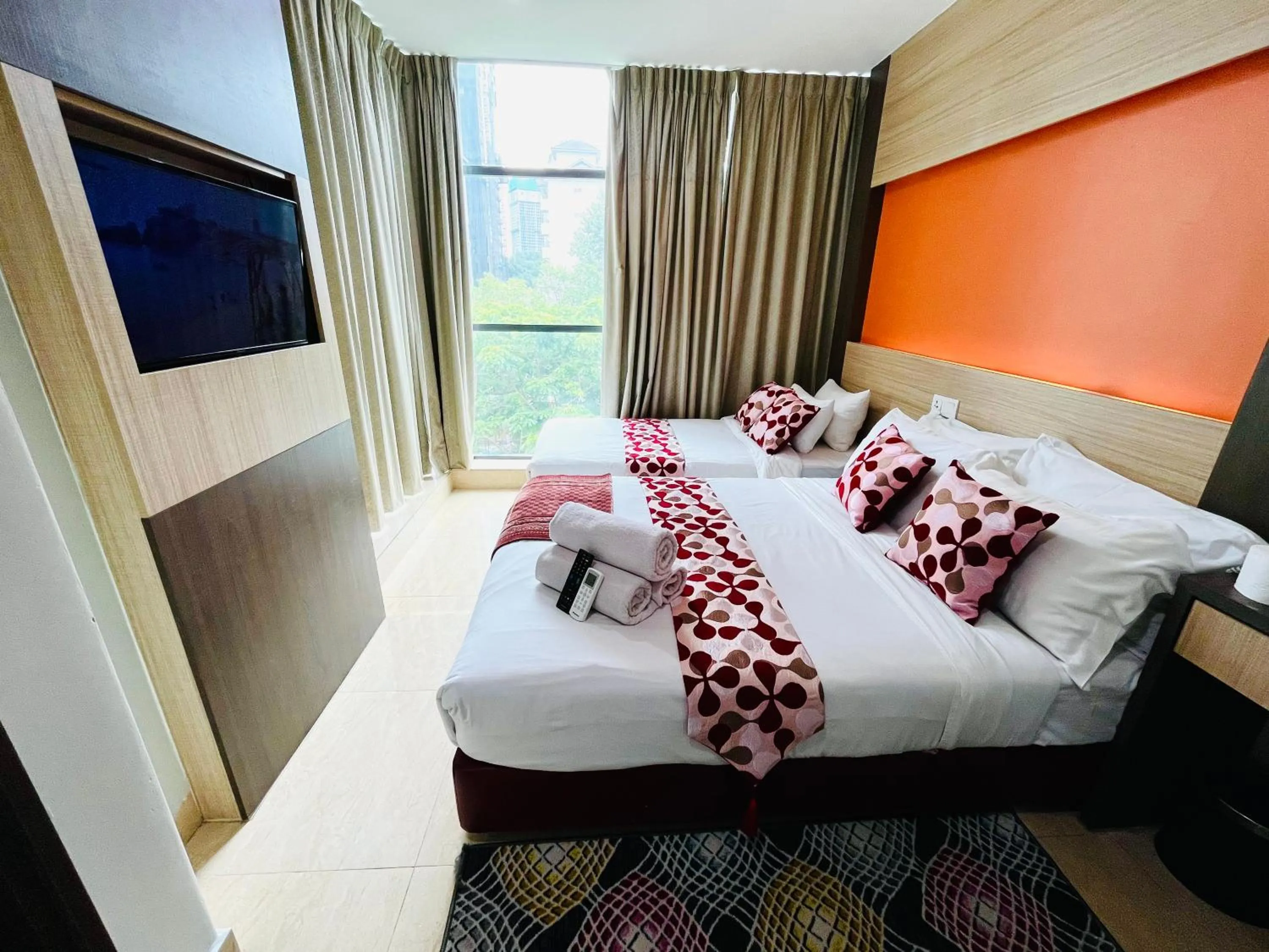 Property building, Bed in Prime Hotel at TRX Tower