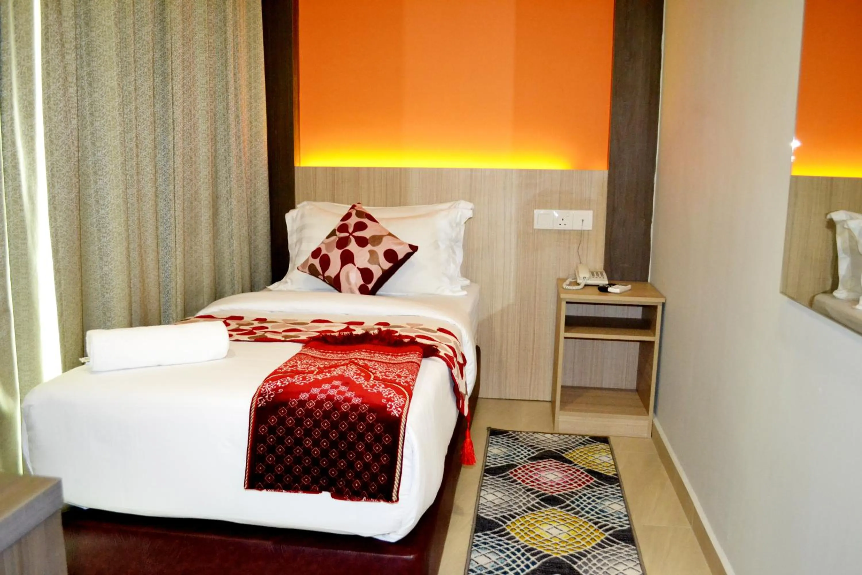 Bed in Prime Hotel at TRX Tower