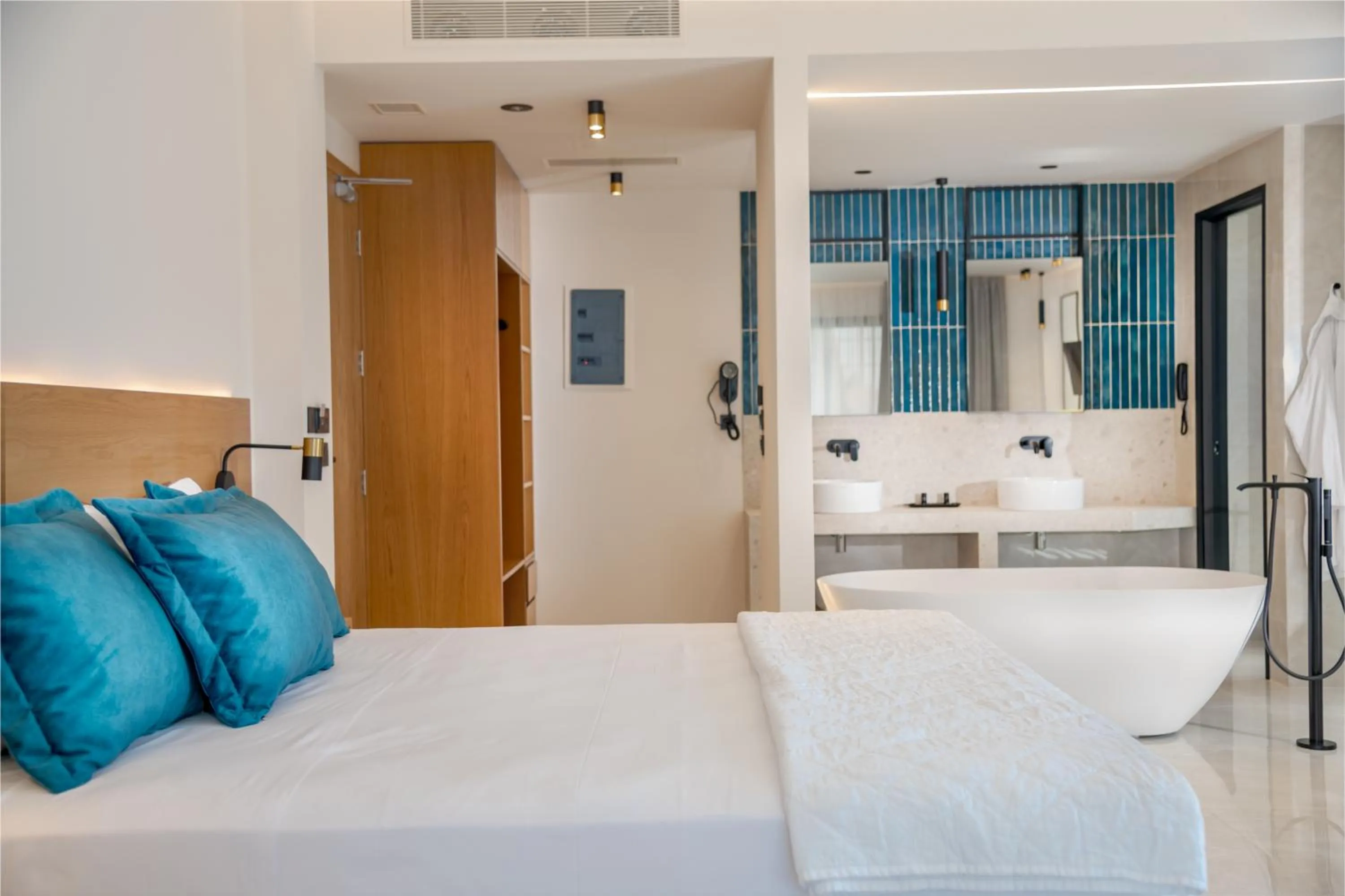 Decorative detail, Bed in Canadian Hotel