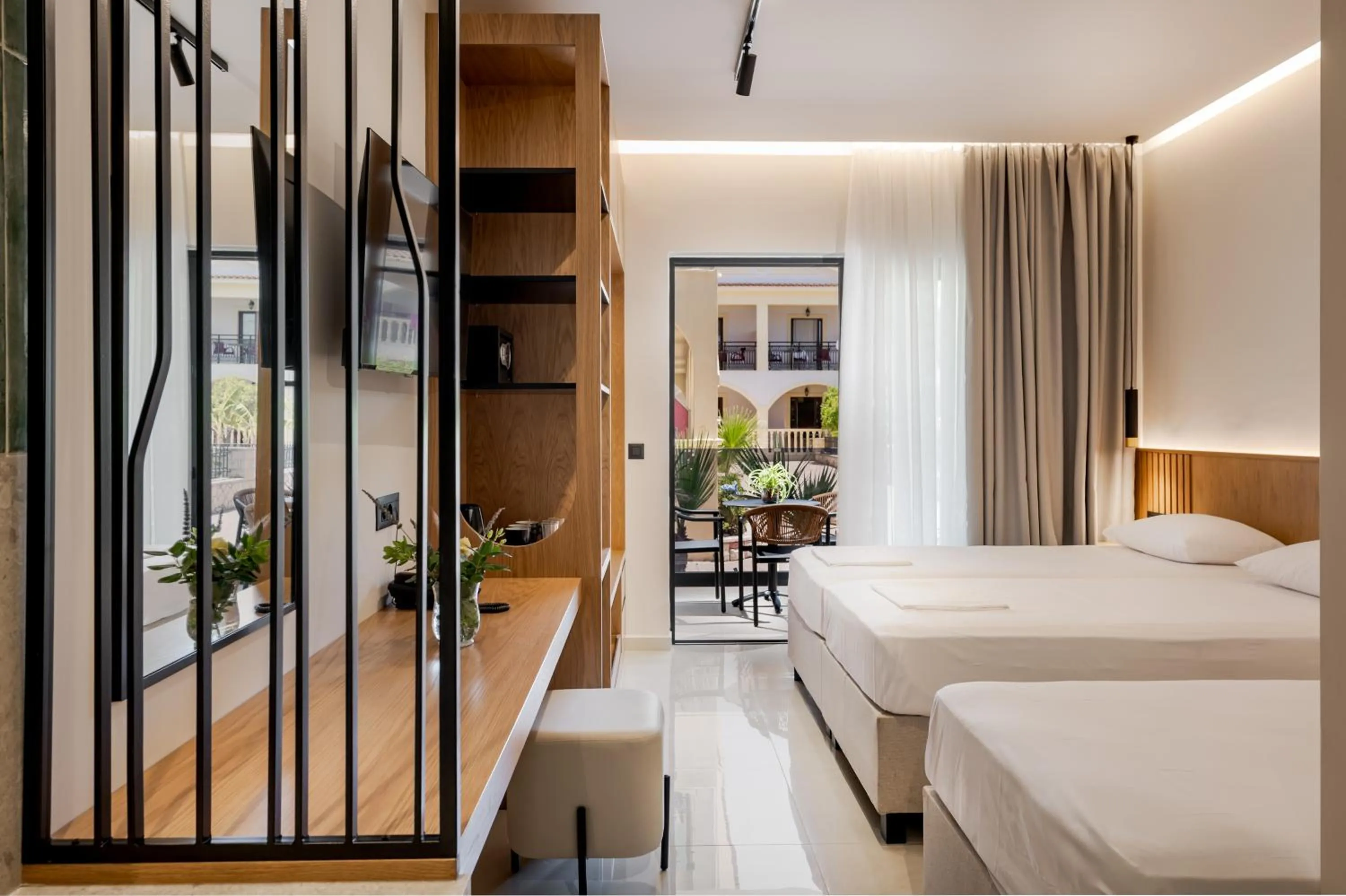 Bed in Canadian Hotel