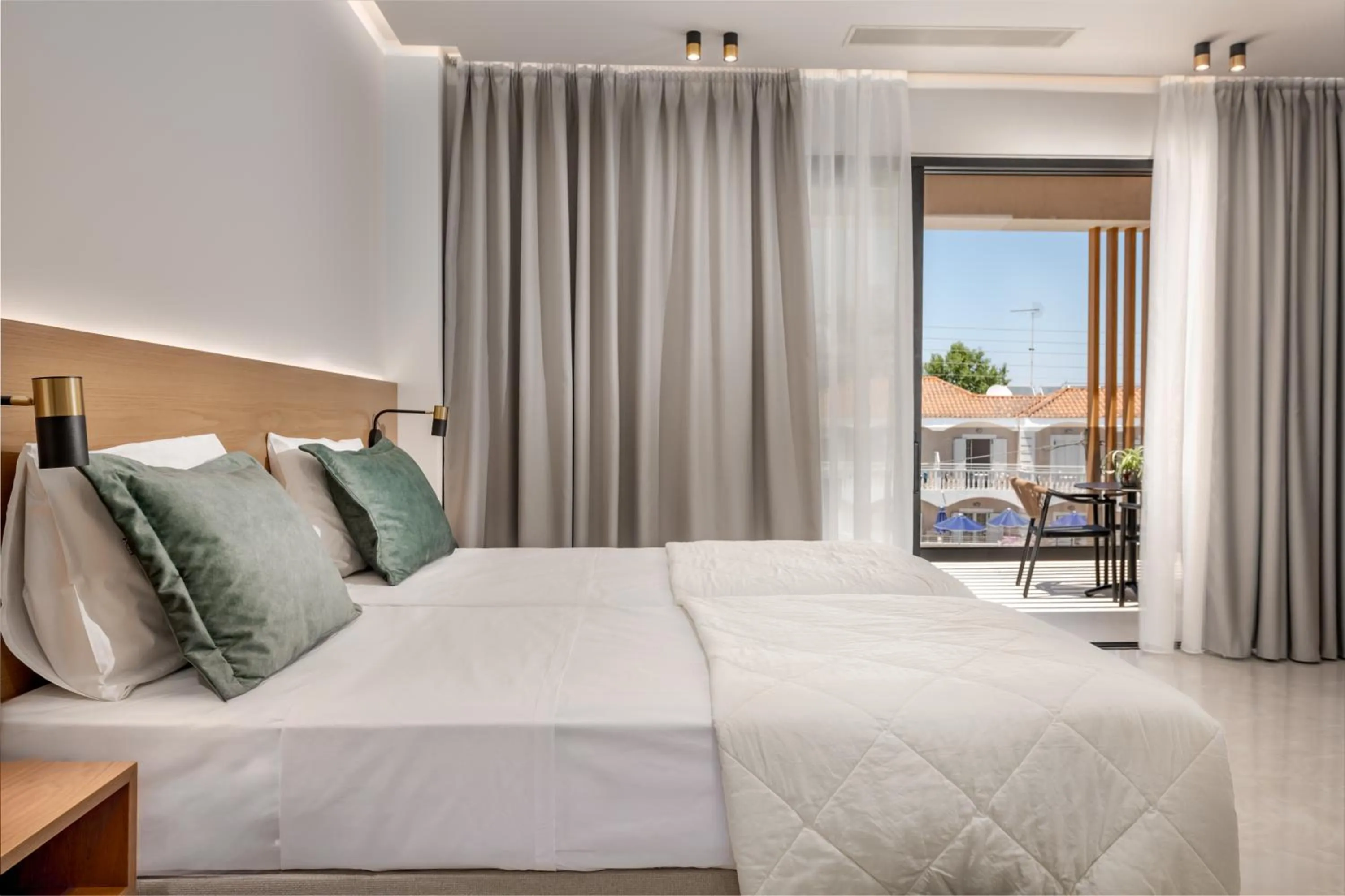 Bed in Canadian Hotel