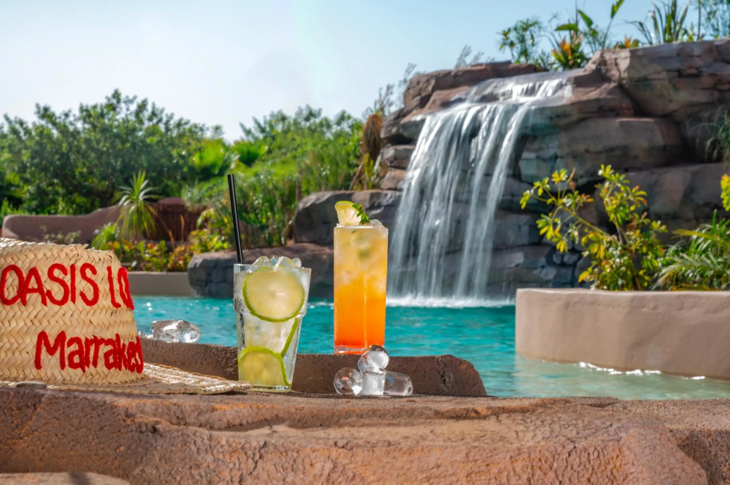 Swimming pool in Oasis lodges