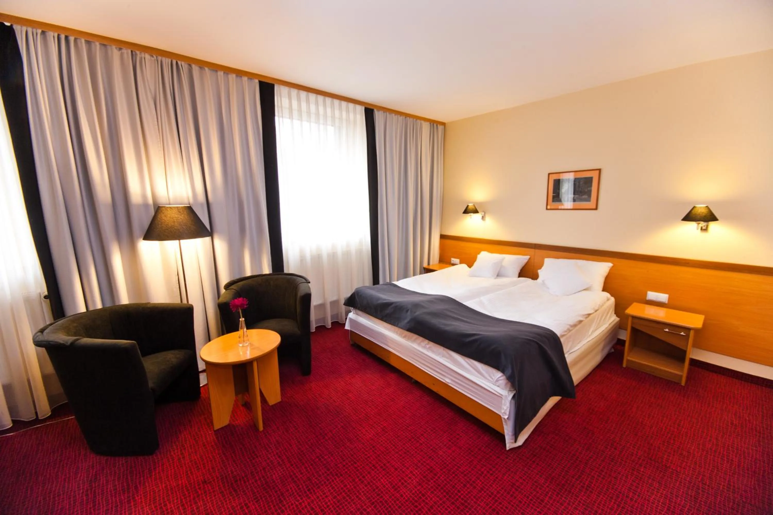 Bedroom, Bed in Hotel Malinowski Business