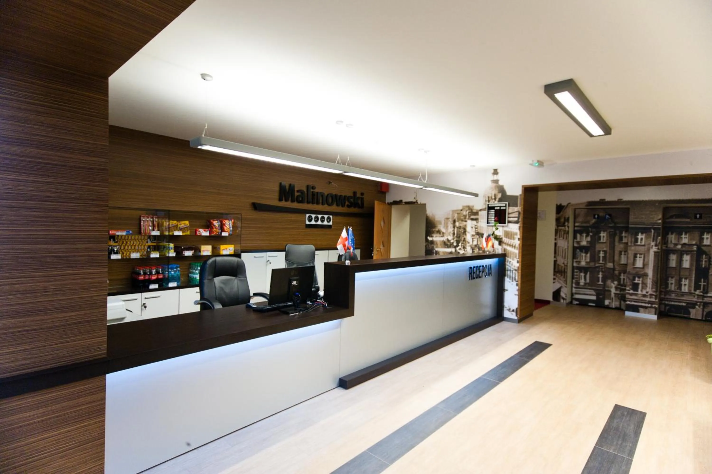 Lobby or reception in Hotel Malinowski Business
