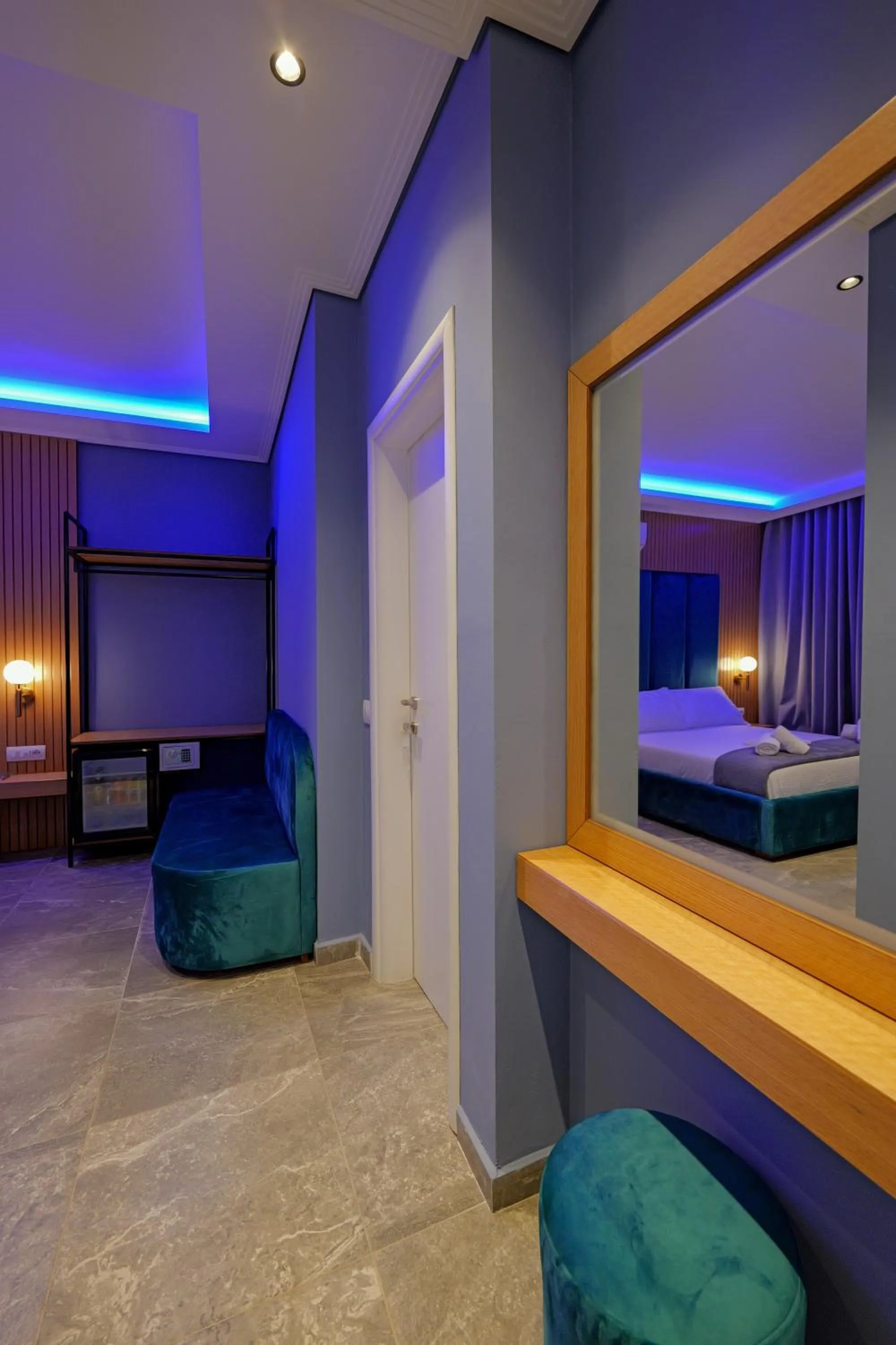 Bed in Hotel Piramida