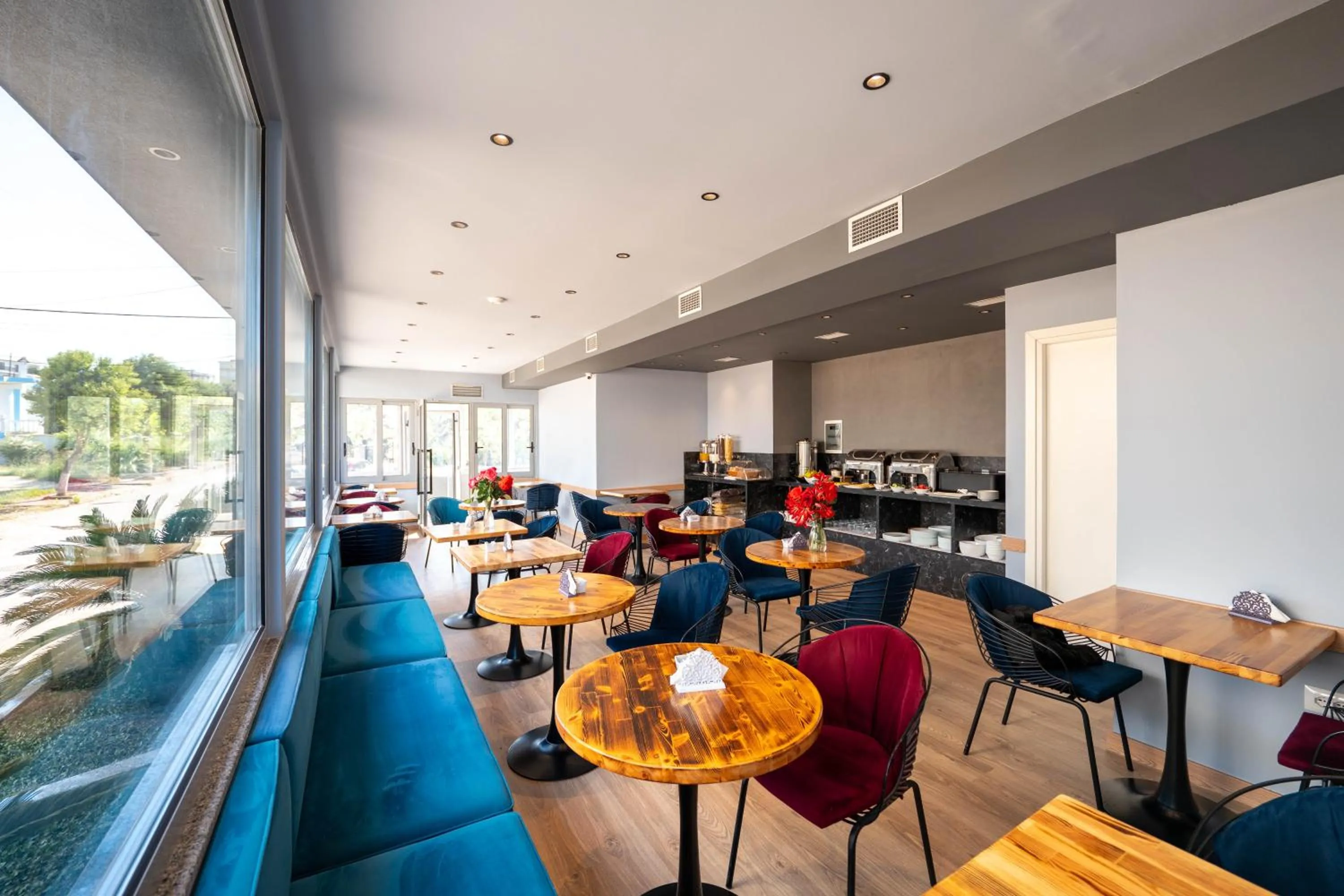 Seating area in Hotel Piramida