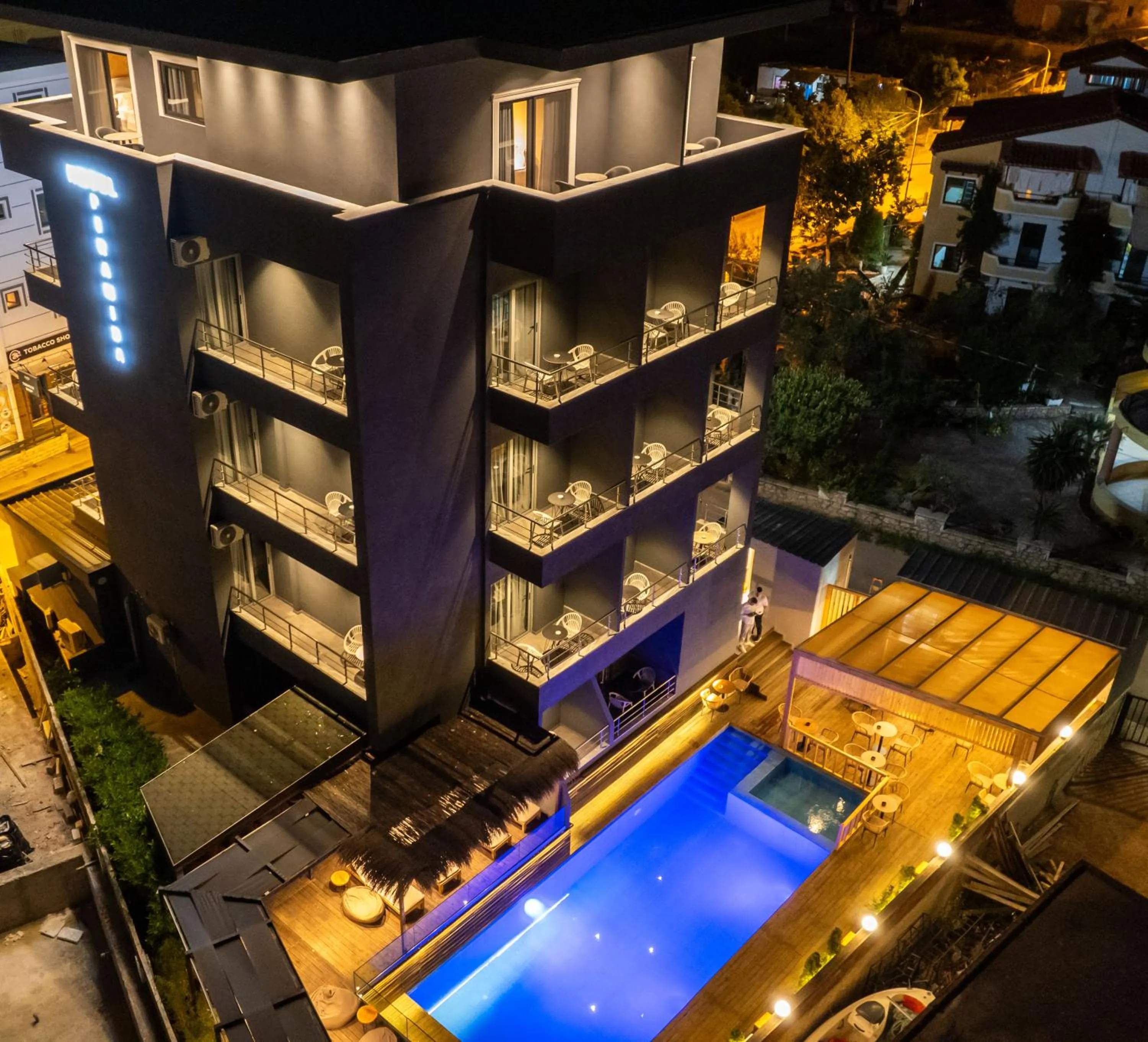 Property building in Hotel Piramida