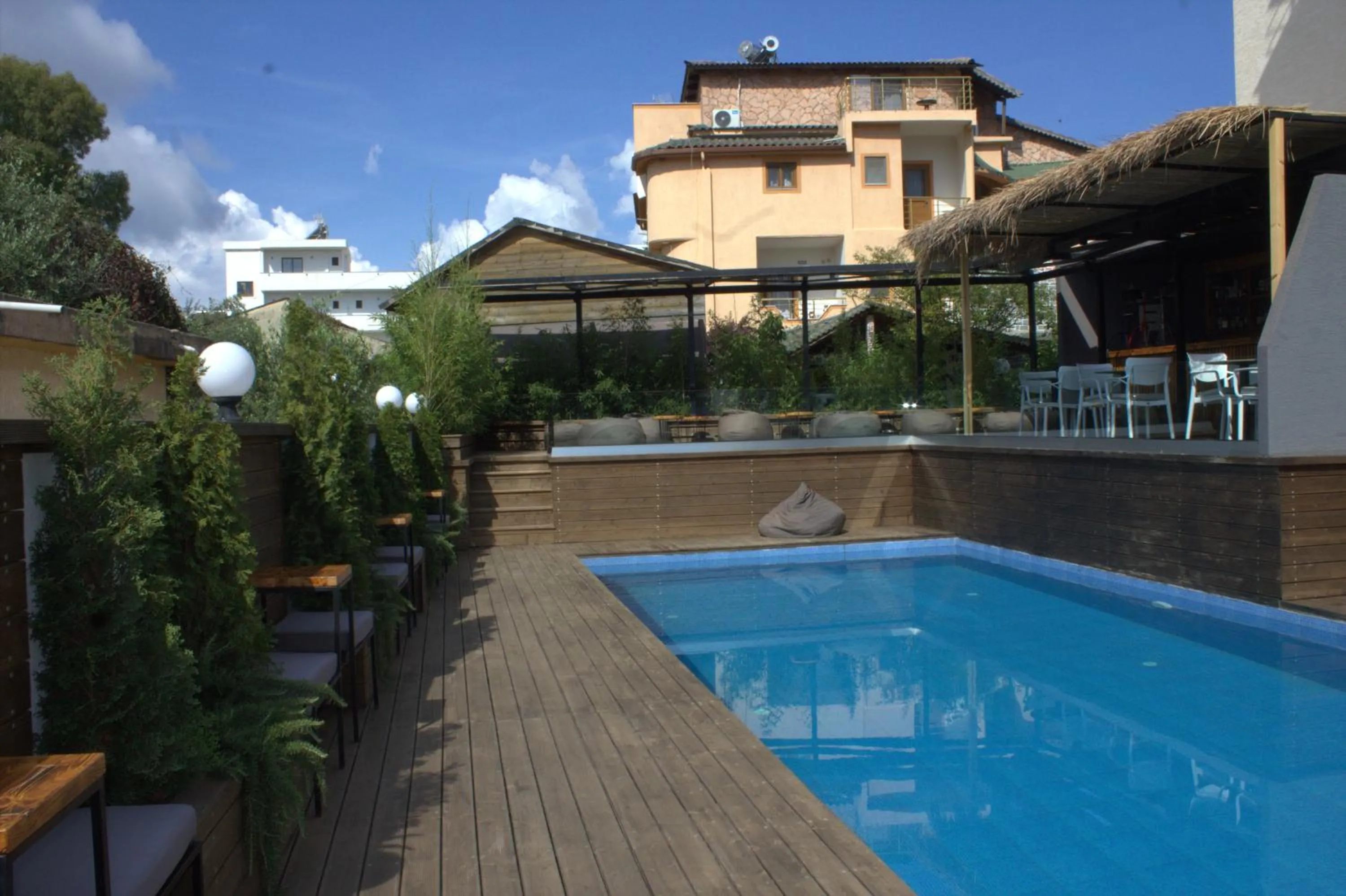 Lounge or bar in Hotel Piramida