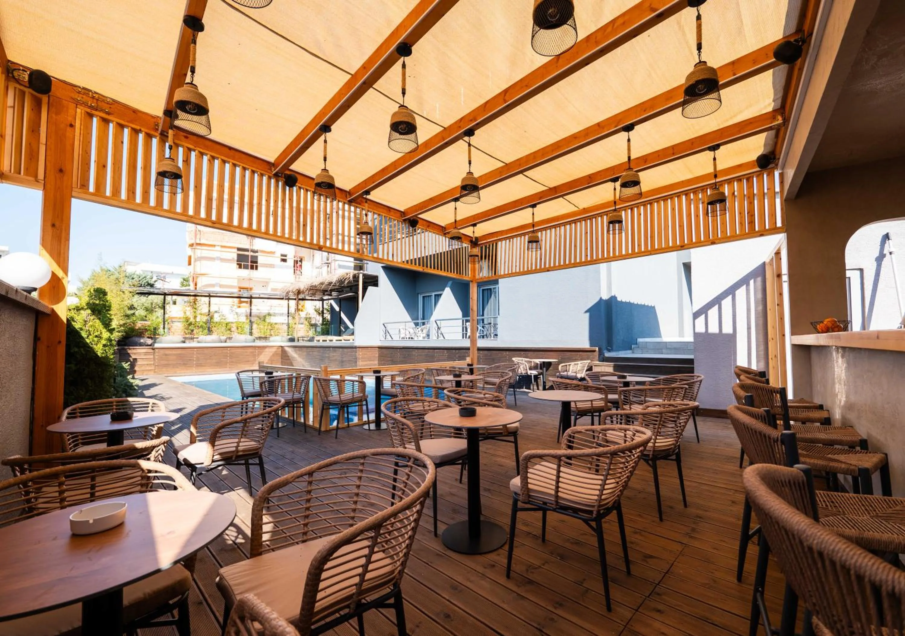 Balcony/Terrace in Hotel Piramida