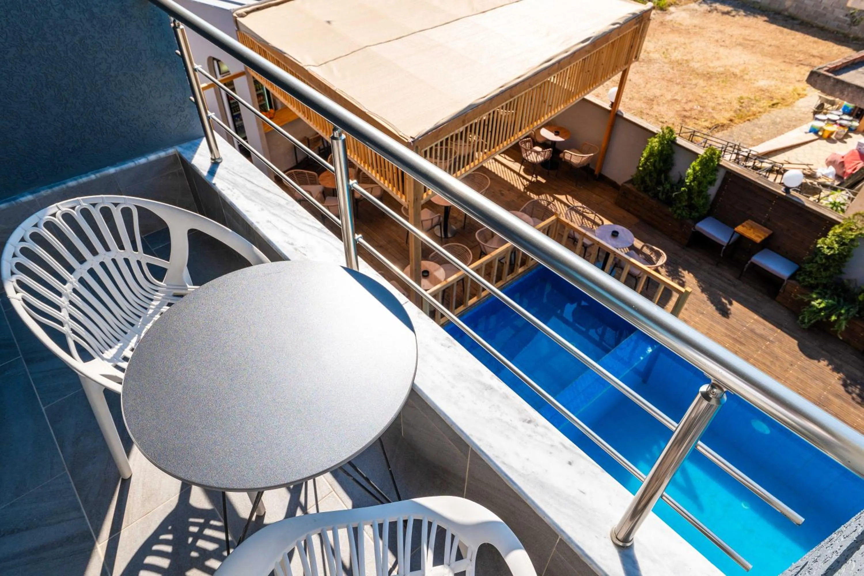 Balcony/Terrace in Hotel Piramida