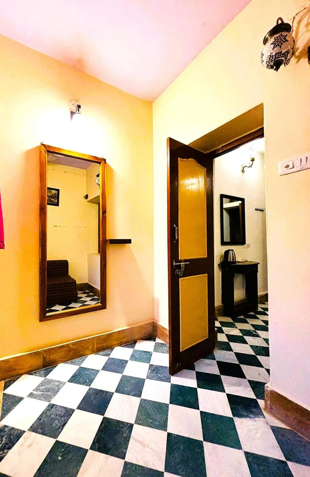 Seating area in Hotel Renuka