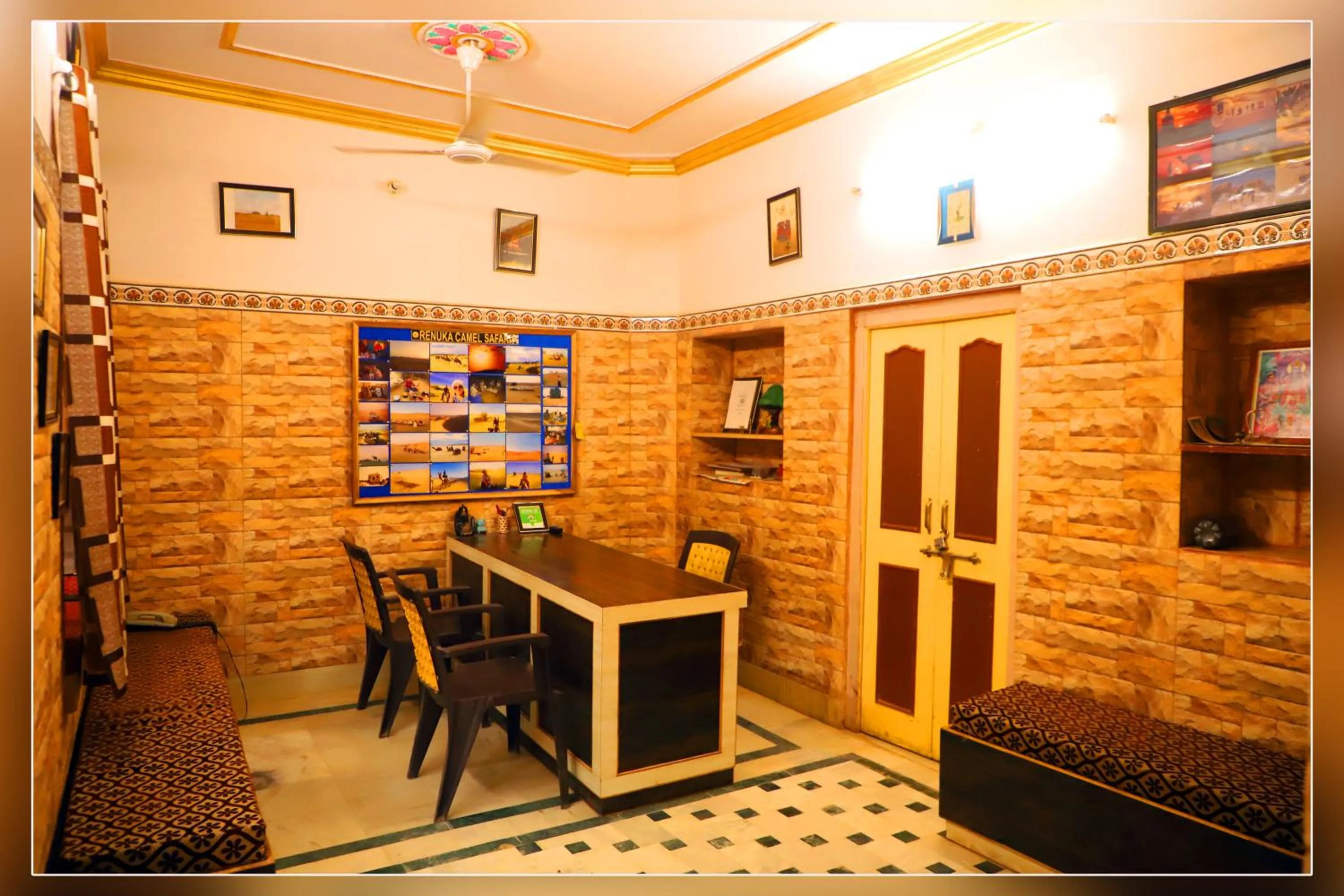 Lobby or reception in Hotel Renuka