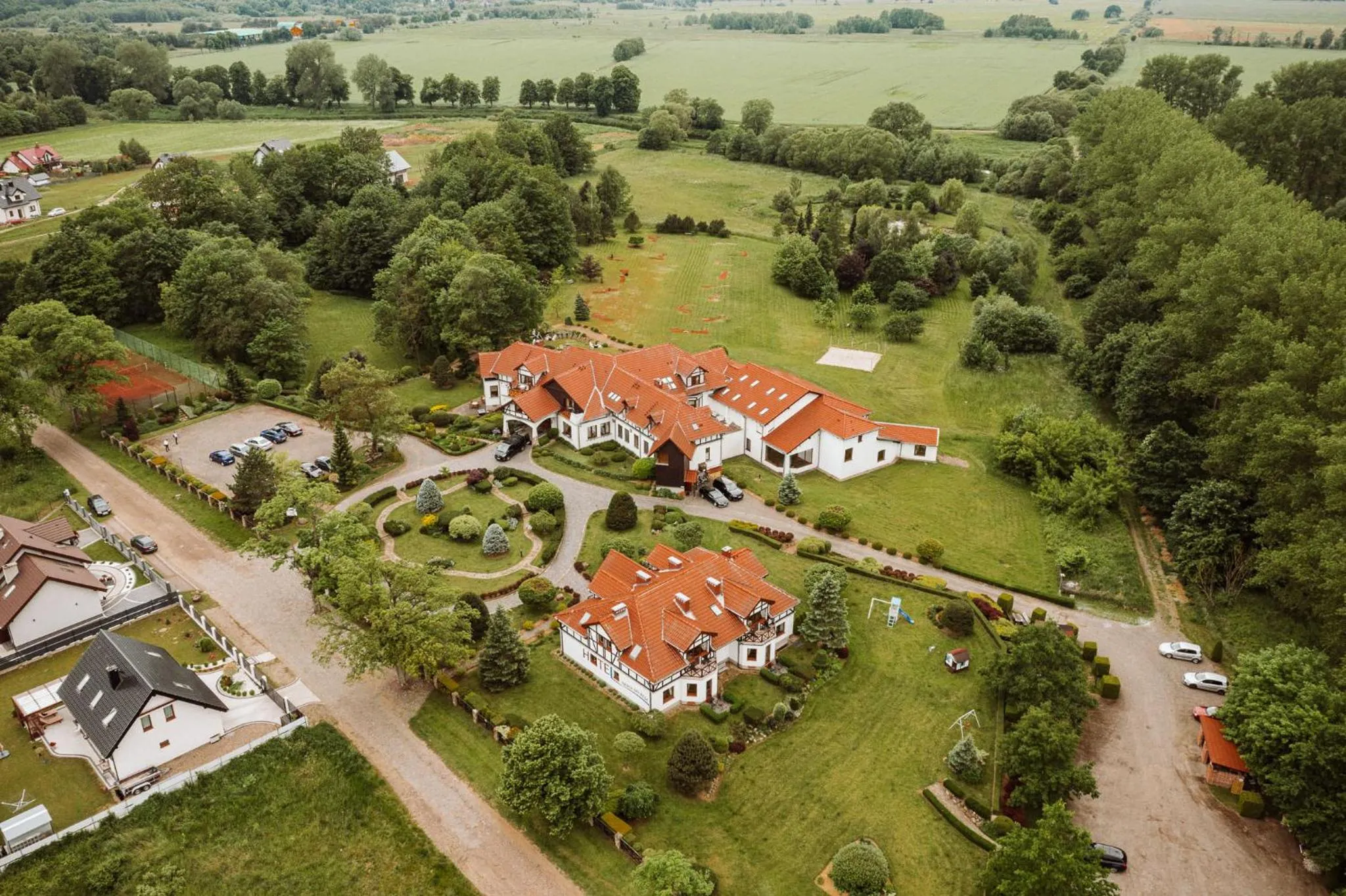 Property building in Hotel Dworek nad Regą