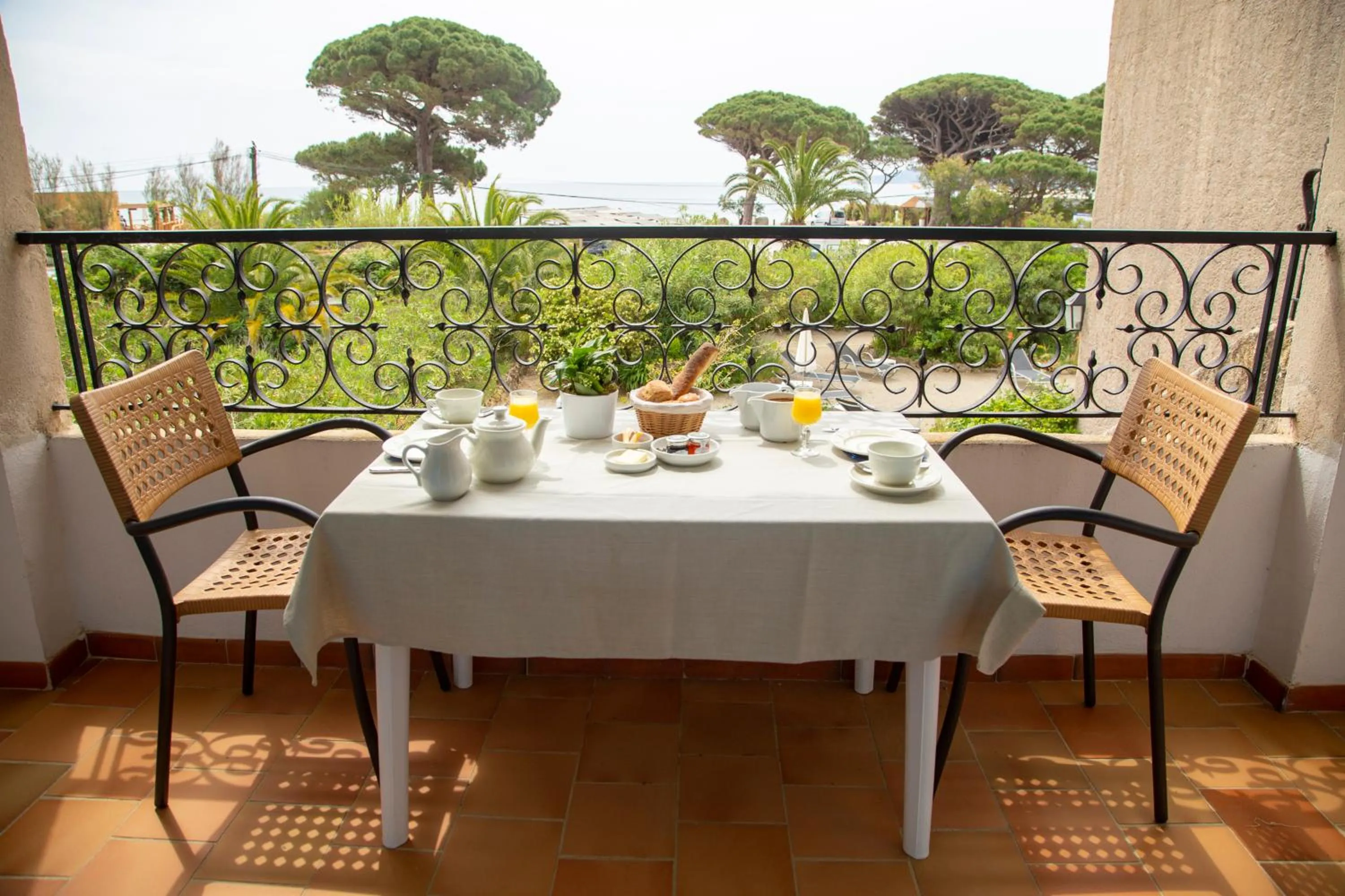 Balcony/Terrace in Hôtel Saint Andre