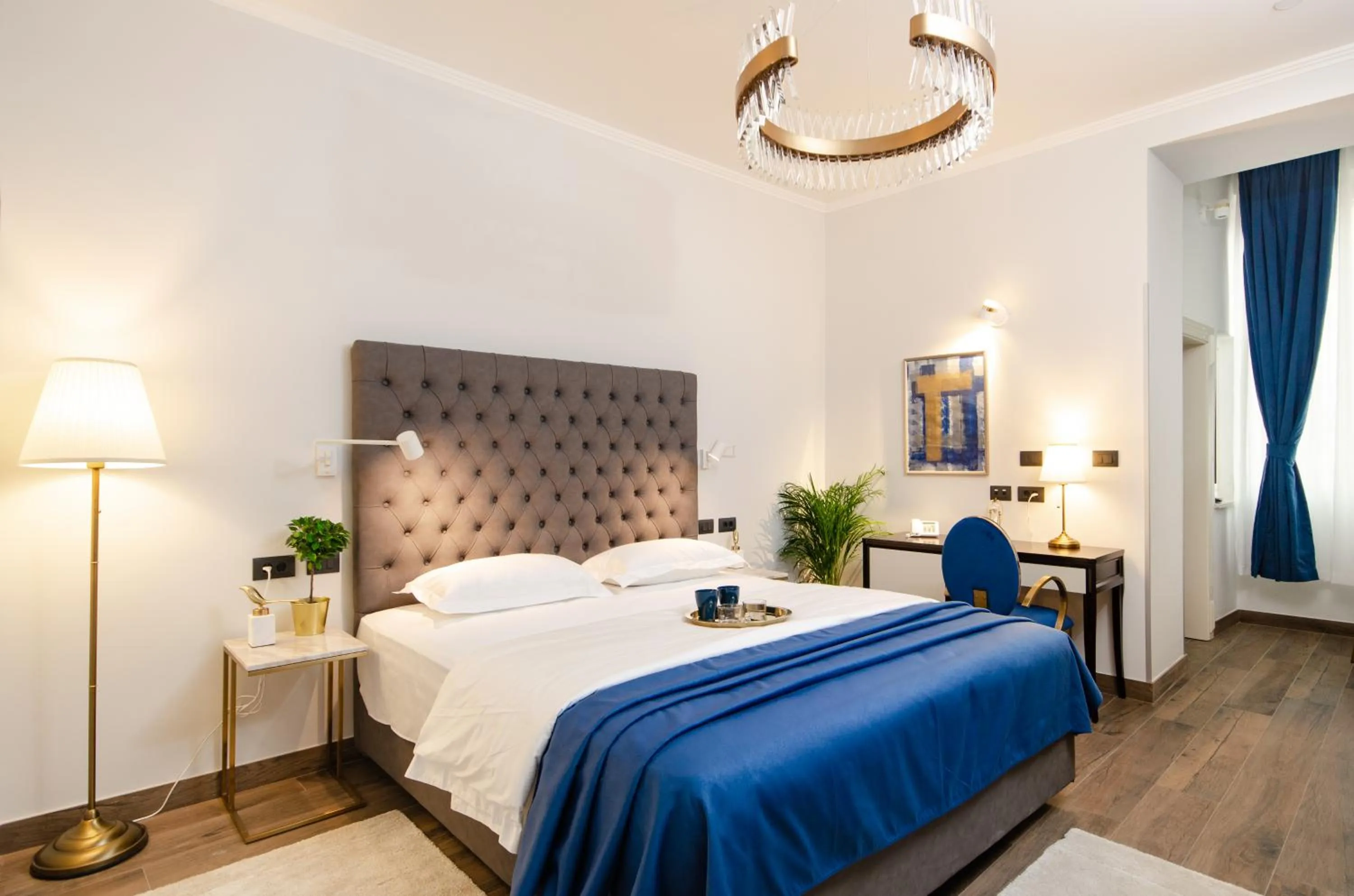 Bed in Villa Brandestini