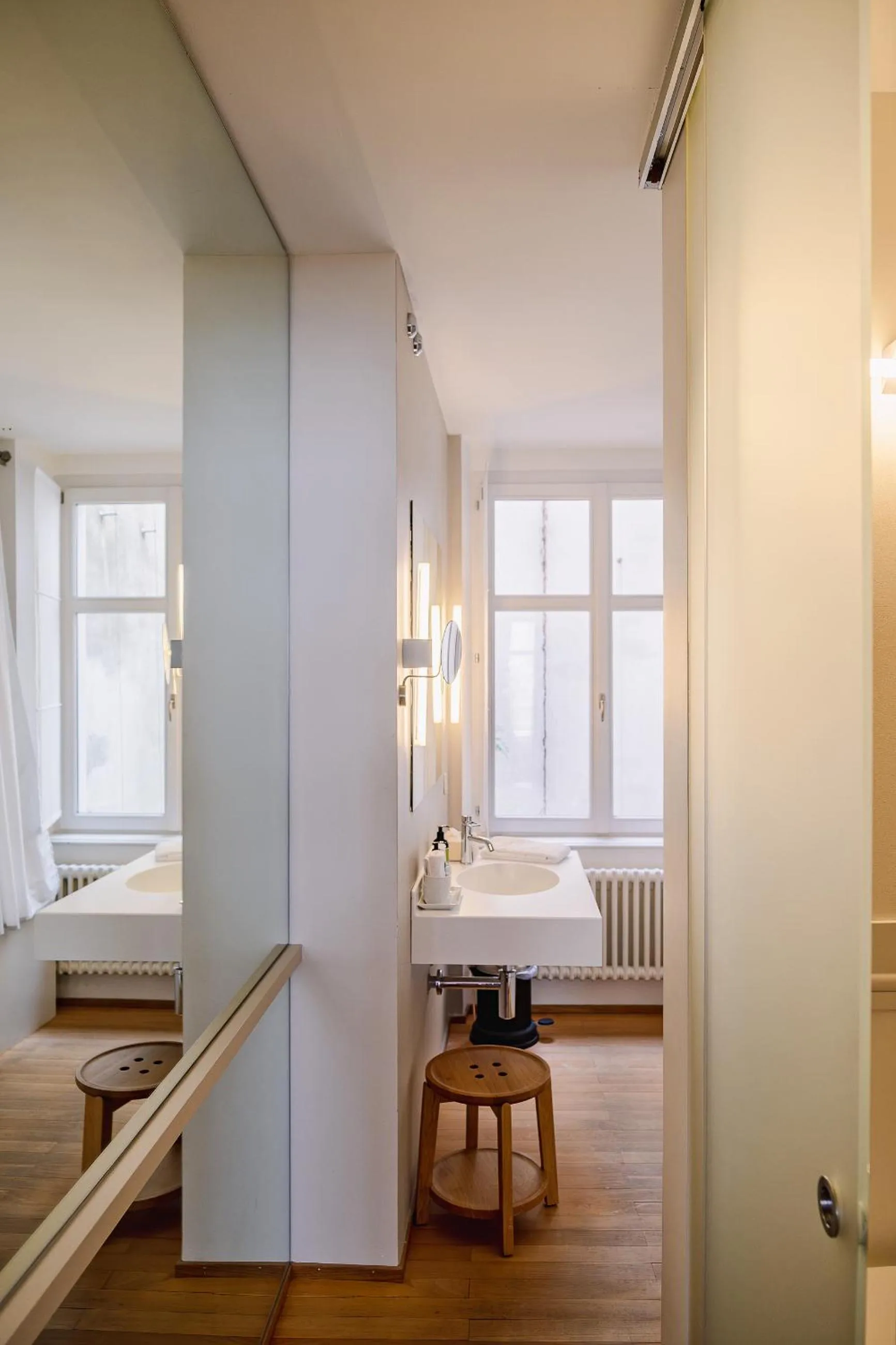 Bathroom, Bed in Krafft Basel