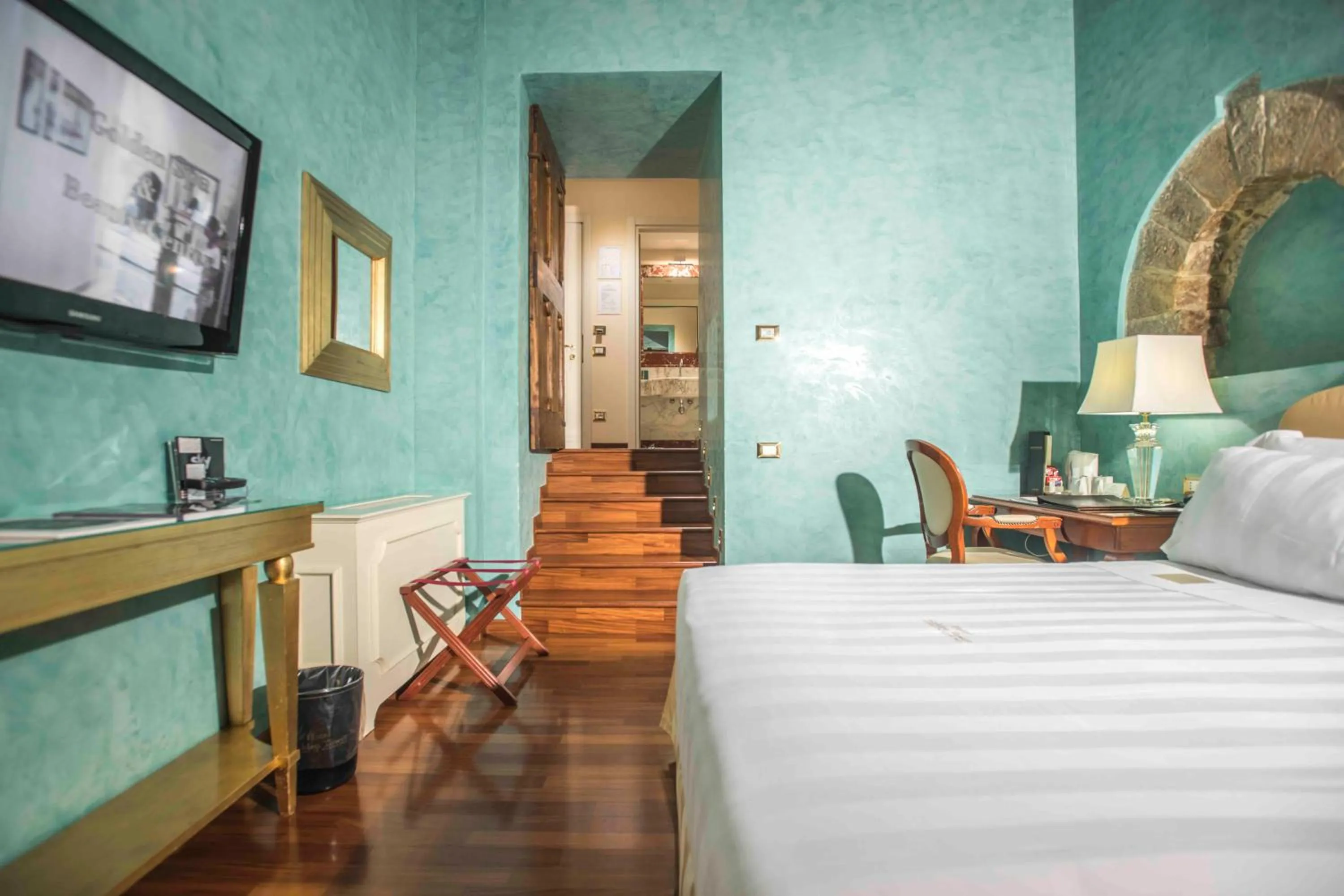 Photo of the whole room, Bed in Golden Tower Hotel & Spa