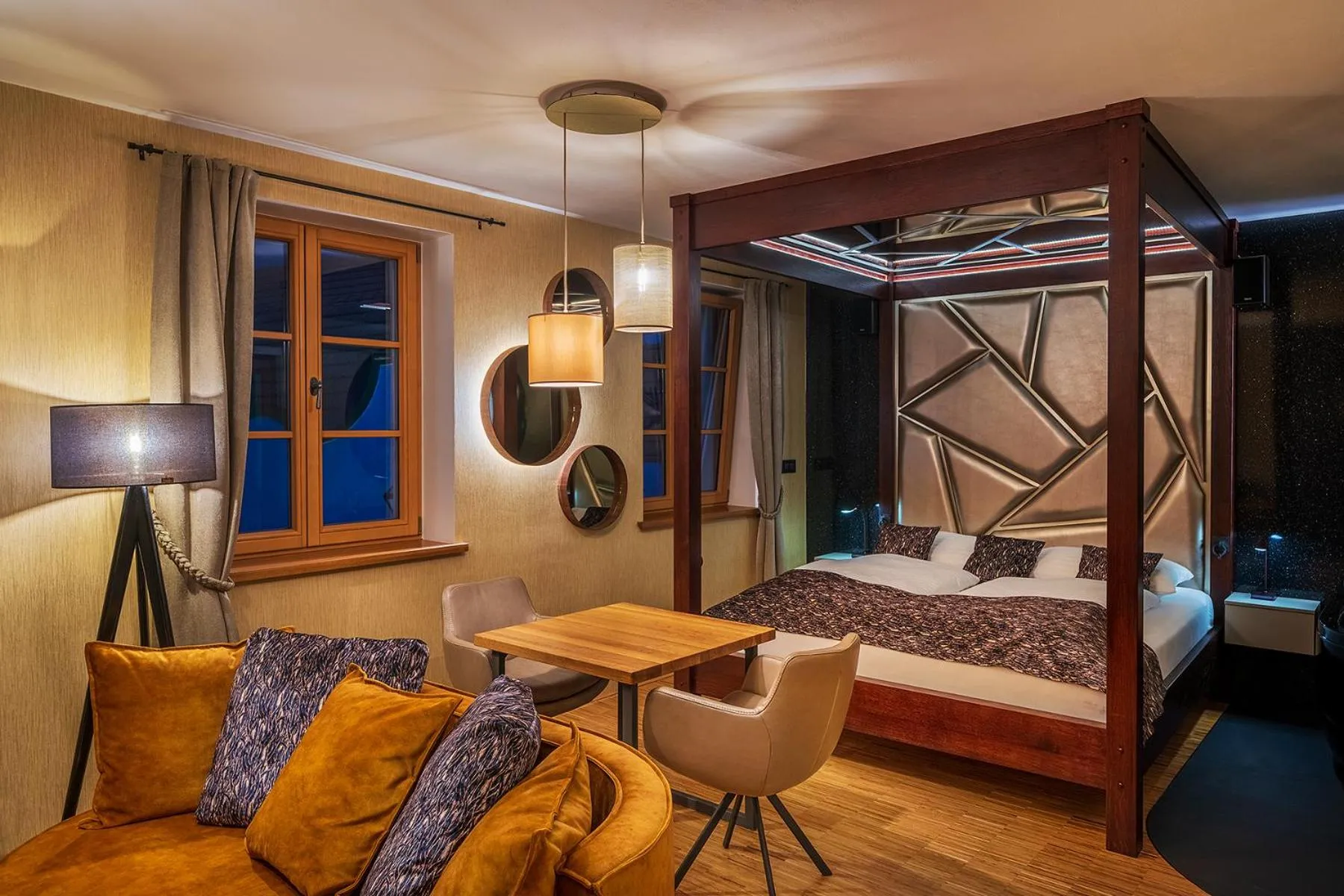 Bed in Hotel Bílý jednorožec