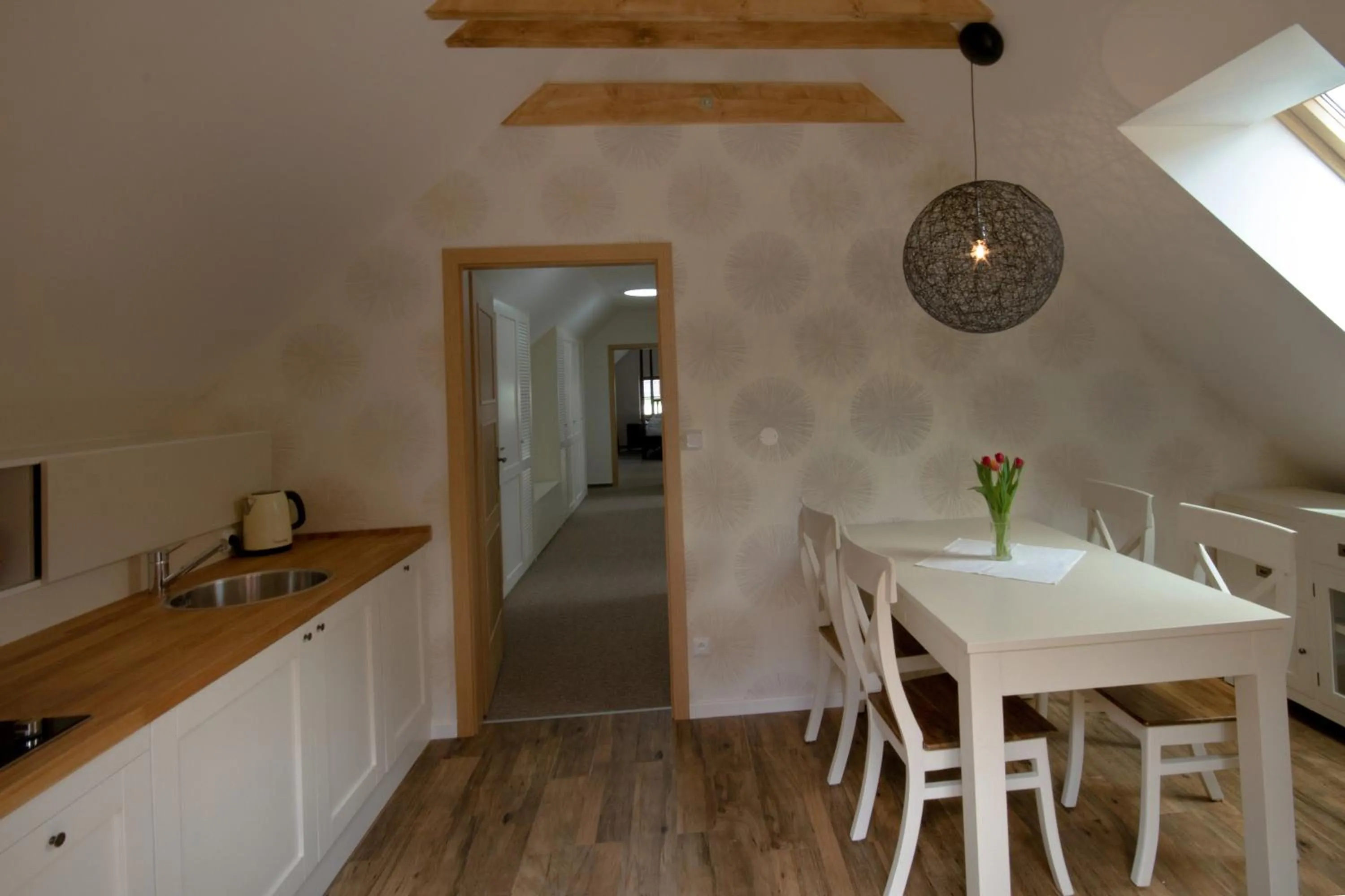 Kitchen or kitchenette in Hotel Bílý jednorožec