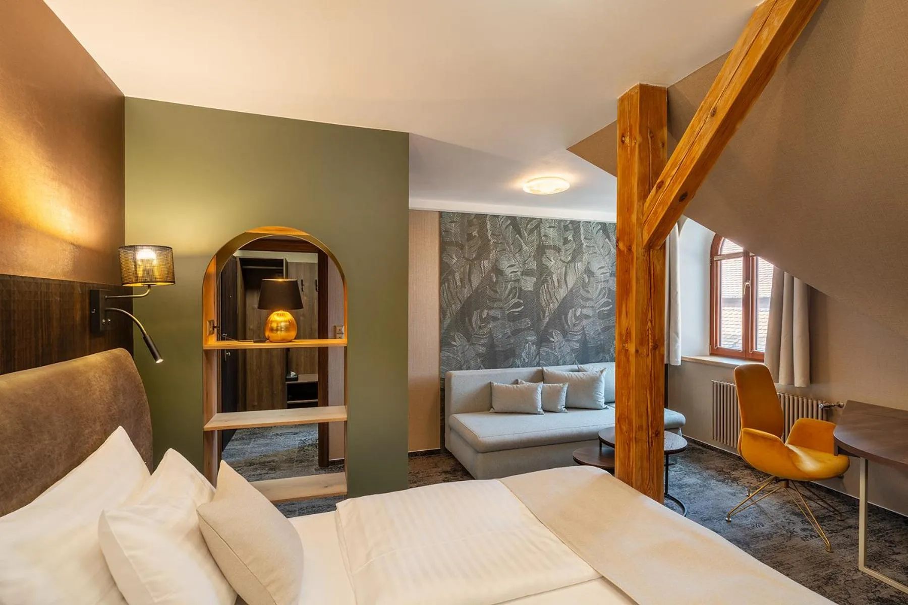 Bed in Hotel Bílý jednorožec