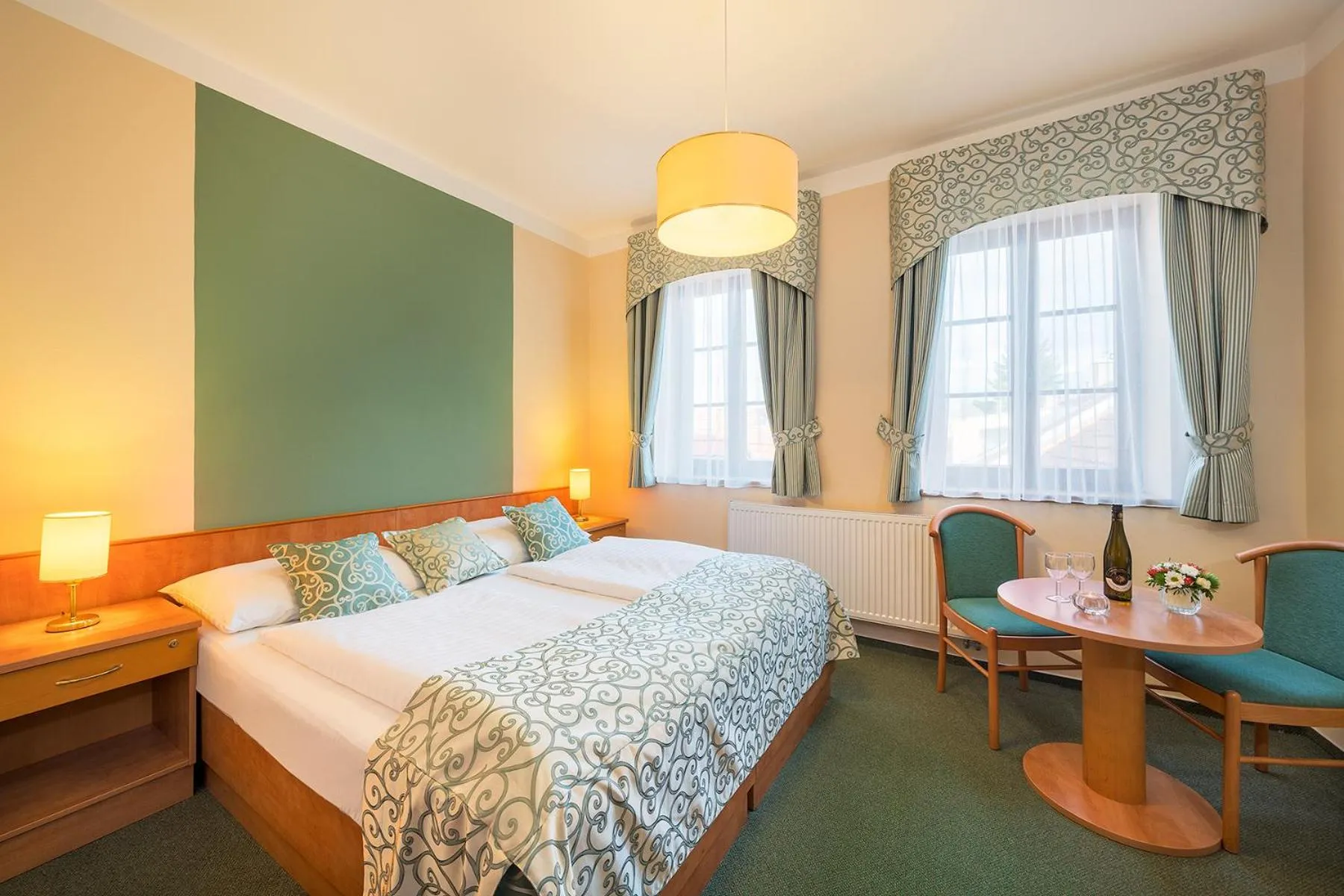 Photo of the whole room, Bed in Hotel Bílý jednorožec