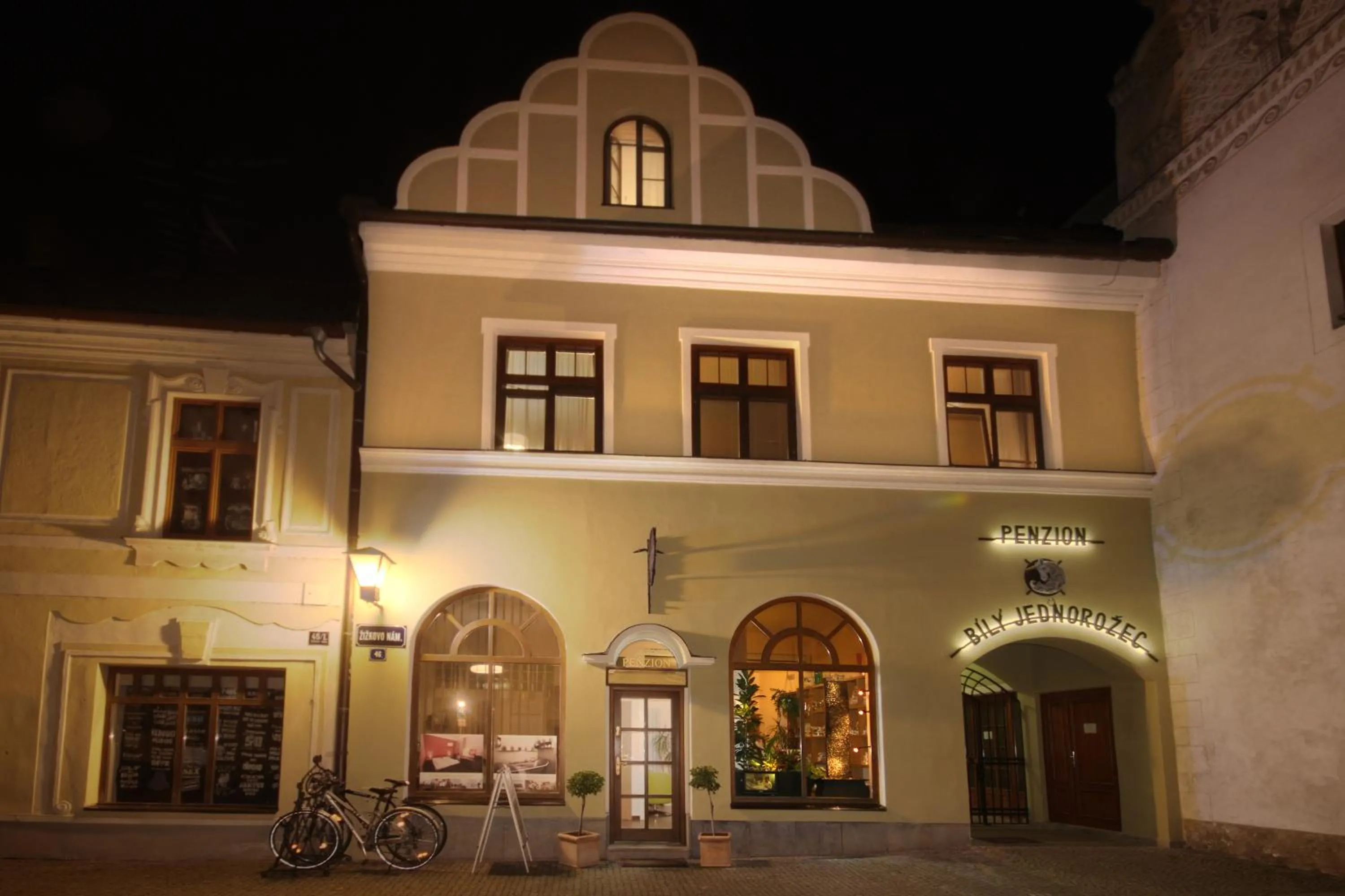 Facade/entrance in Hotel Bílý jednorožec