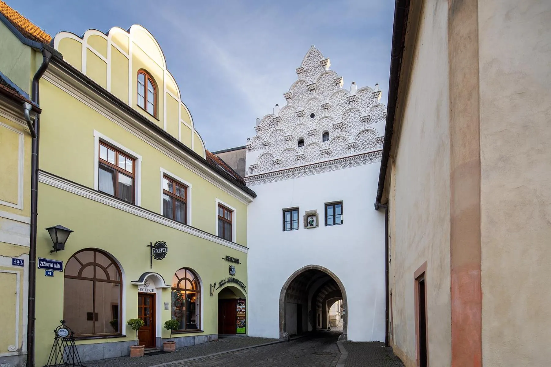 Property building in Hotel Bílý jednorožec