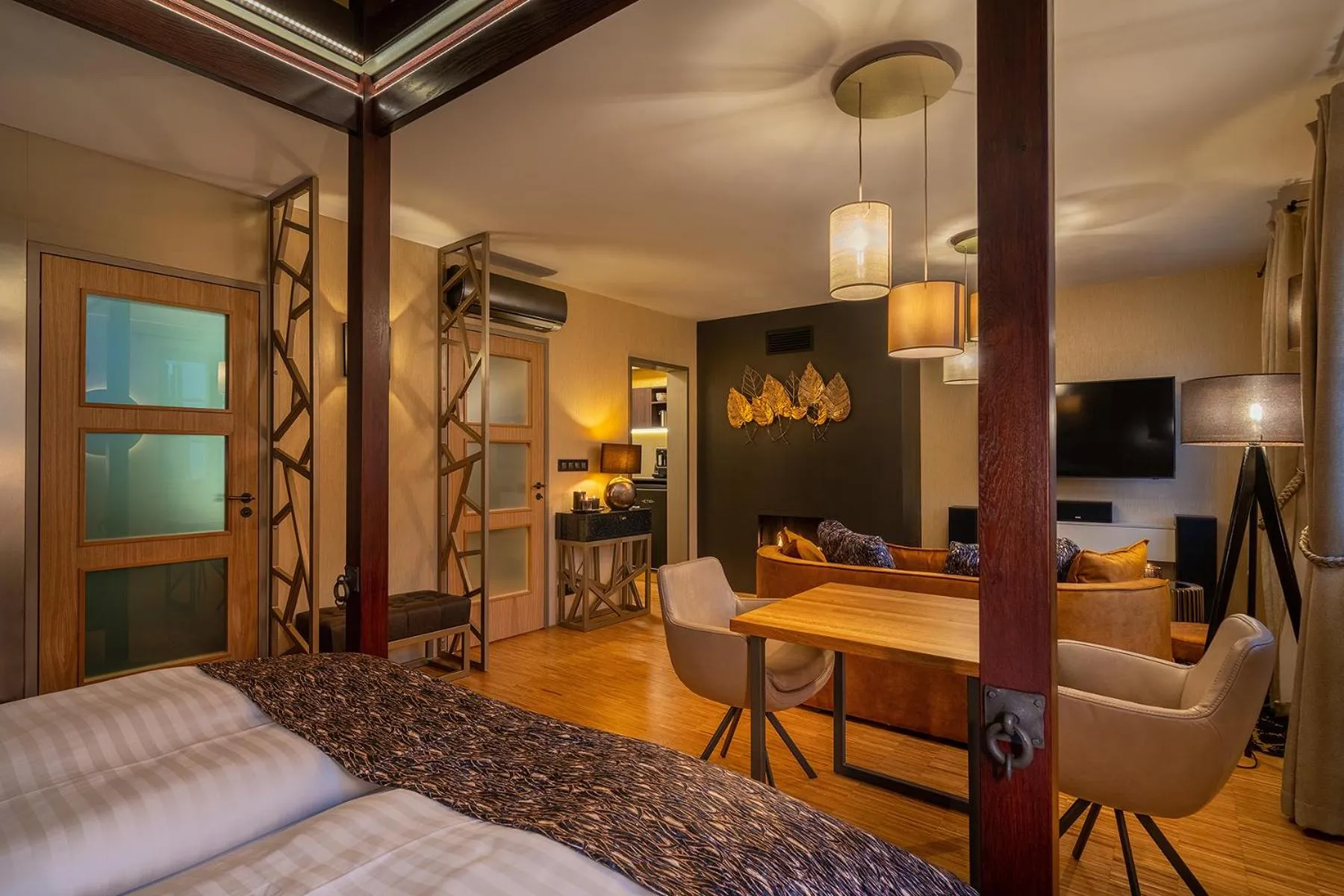 Photo of the whole room, Bed in Hotel Bílý jednorožec